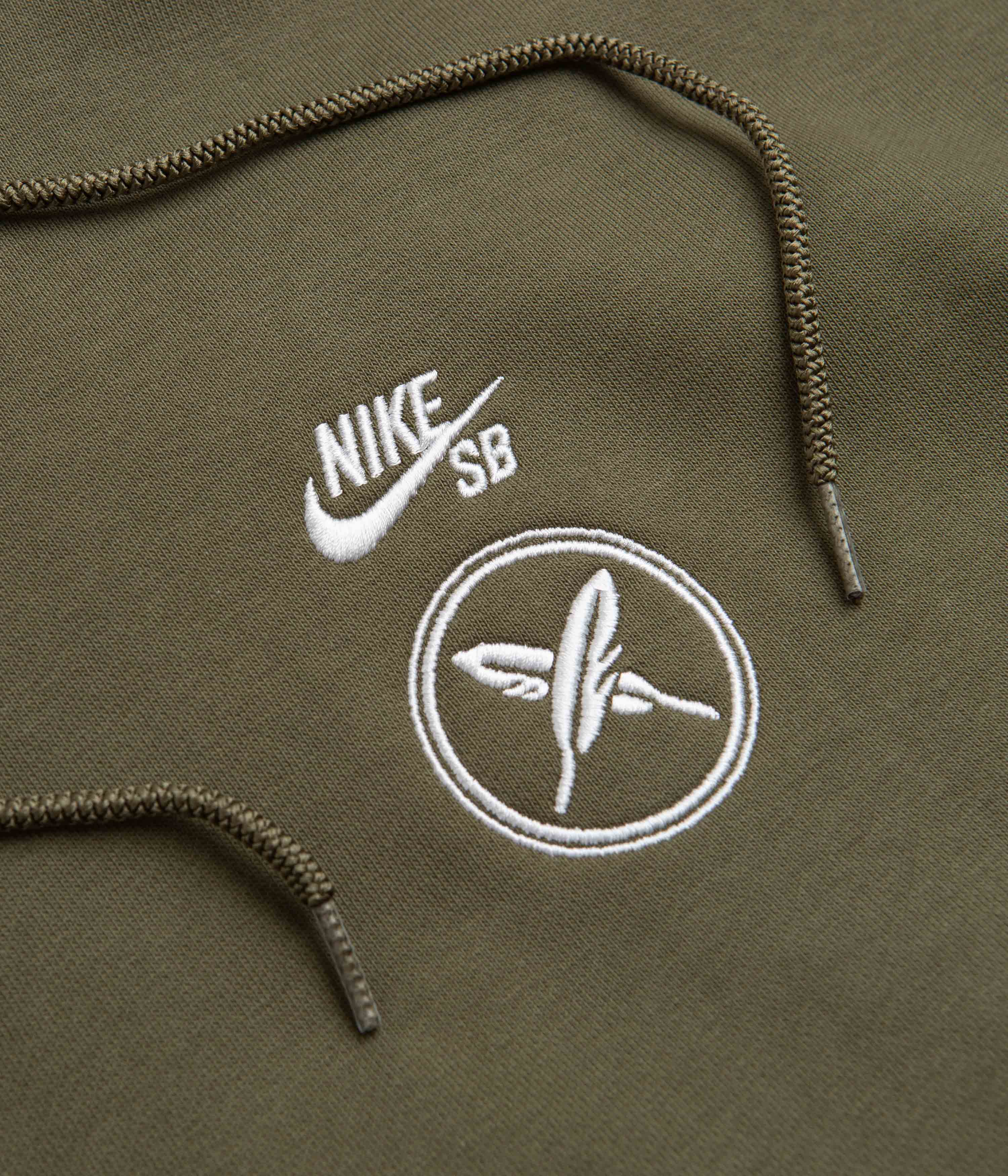 Nike SB x Yuto Horigome Hoodie - Medium Olive - Image 3