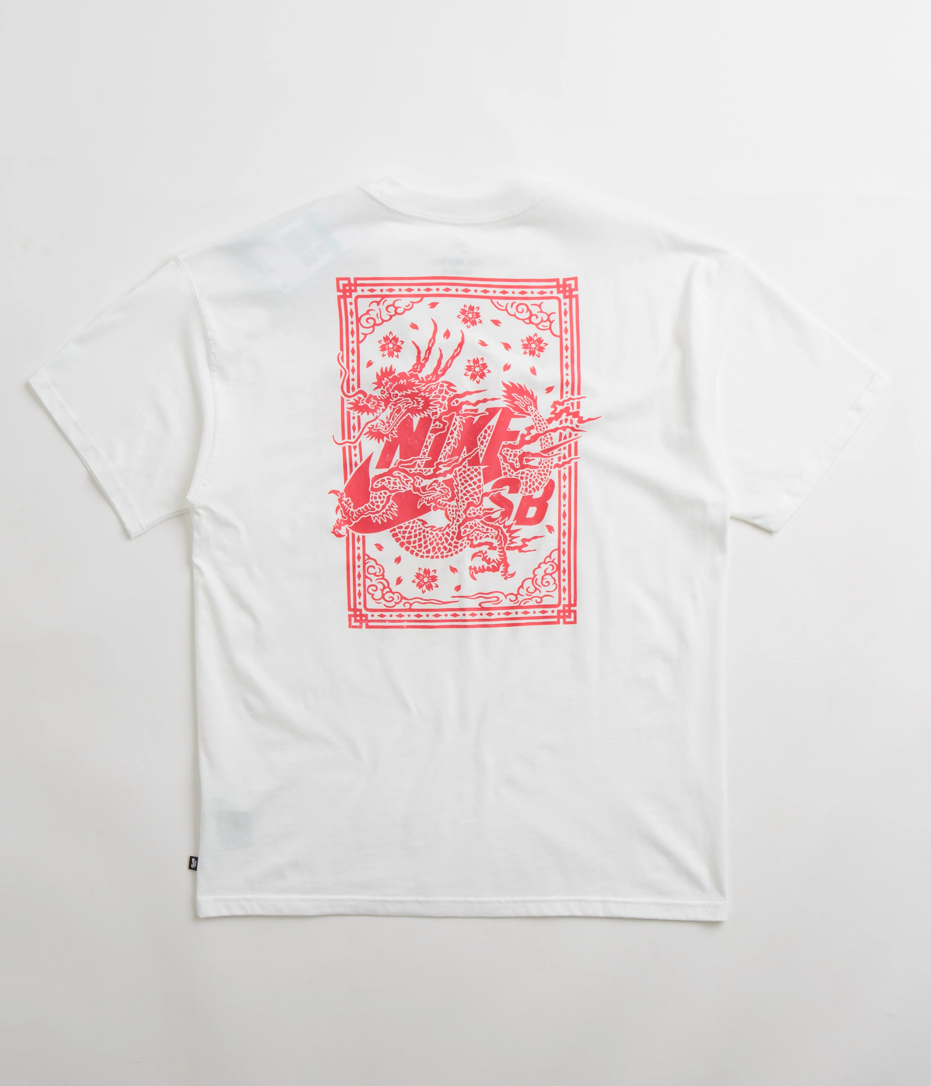 Nike SB Year of the Dragon T-Shirt - White / University Red