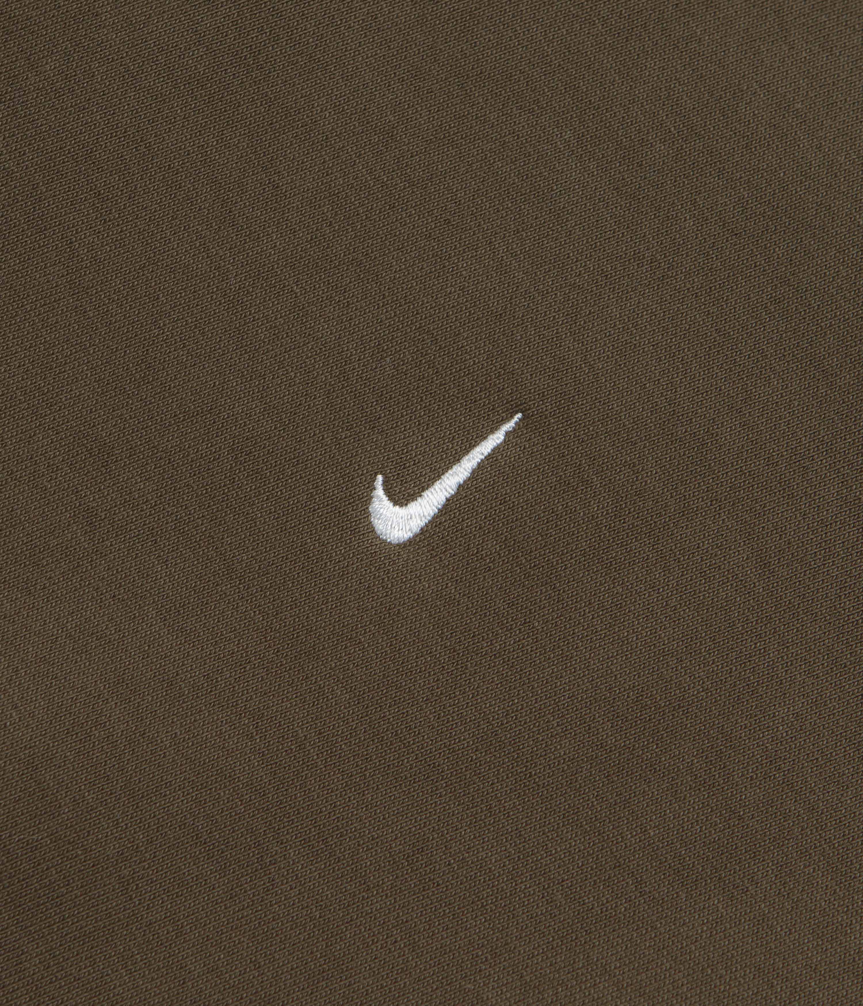 Nike Solo Swoosh Crewneck Sweatshirt - Dark Hazel / White - Image 3