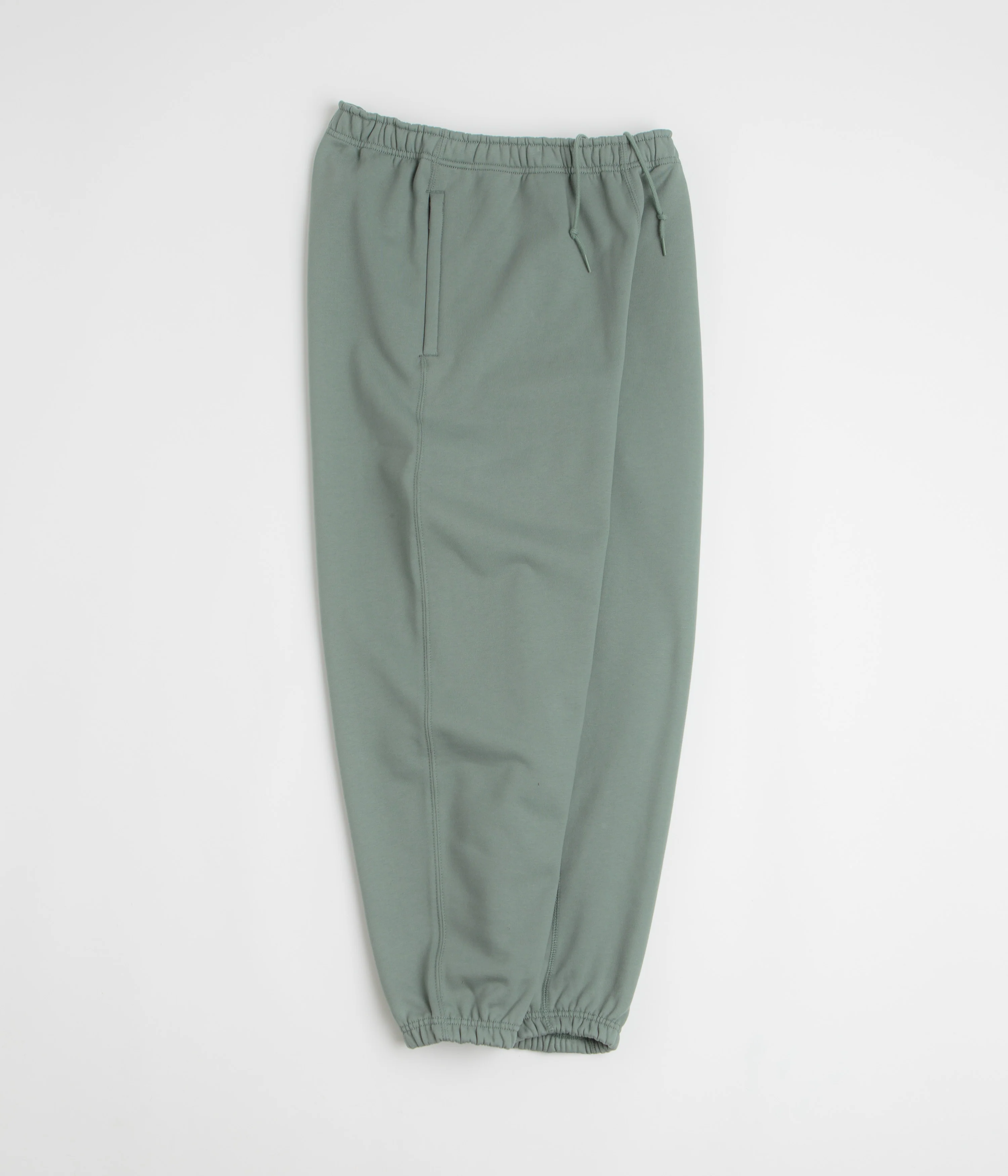 Nike Solo Swoosh Cuffed Sweatpants - Clay Green / Clay Green / White - Image 2