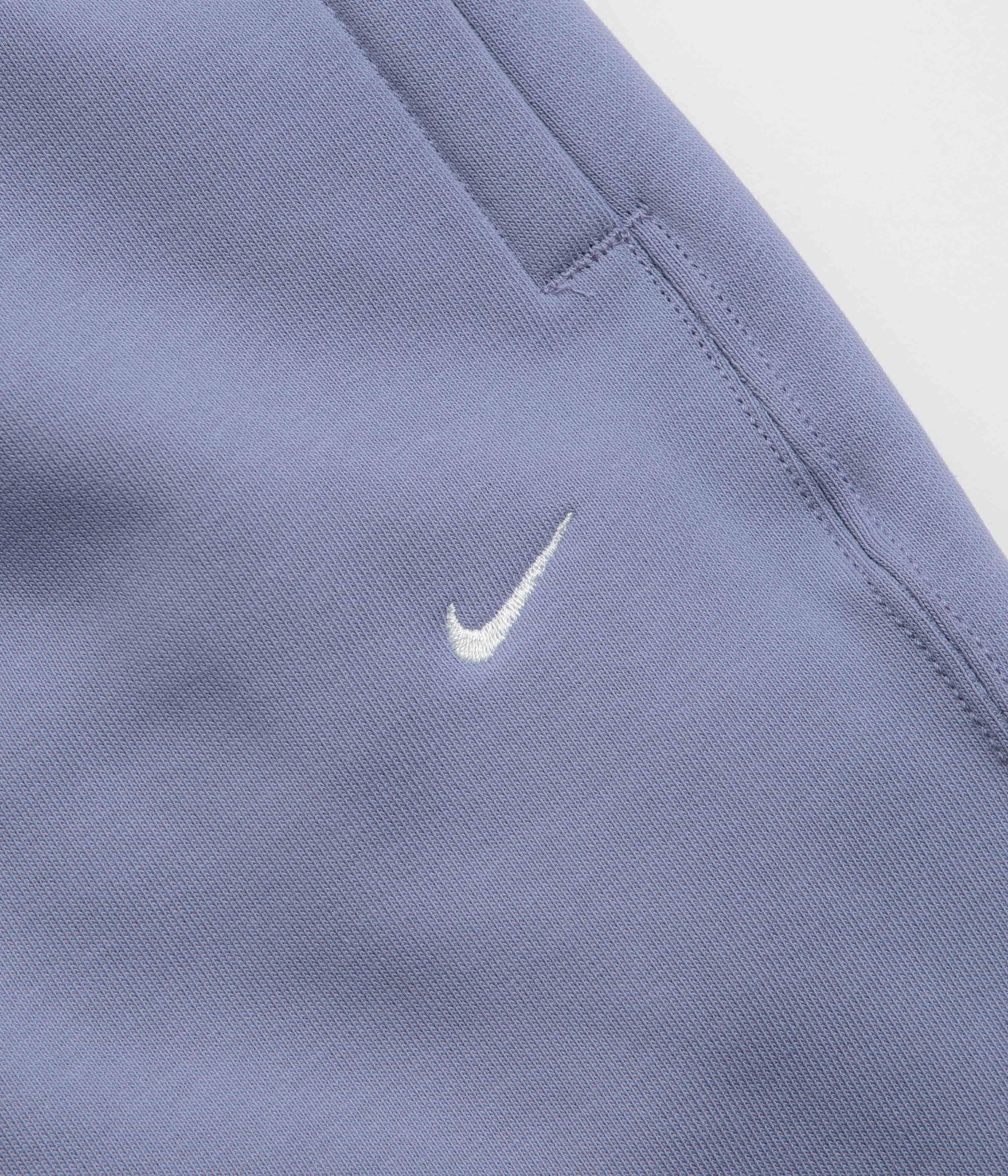 Nike Solo Swoosh Cuffed Sweatpants - Iron Purple / White - Image 6