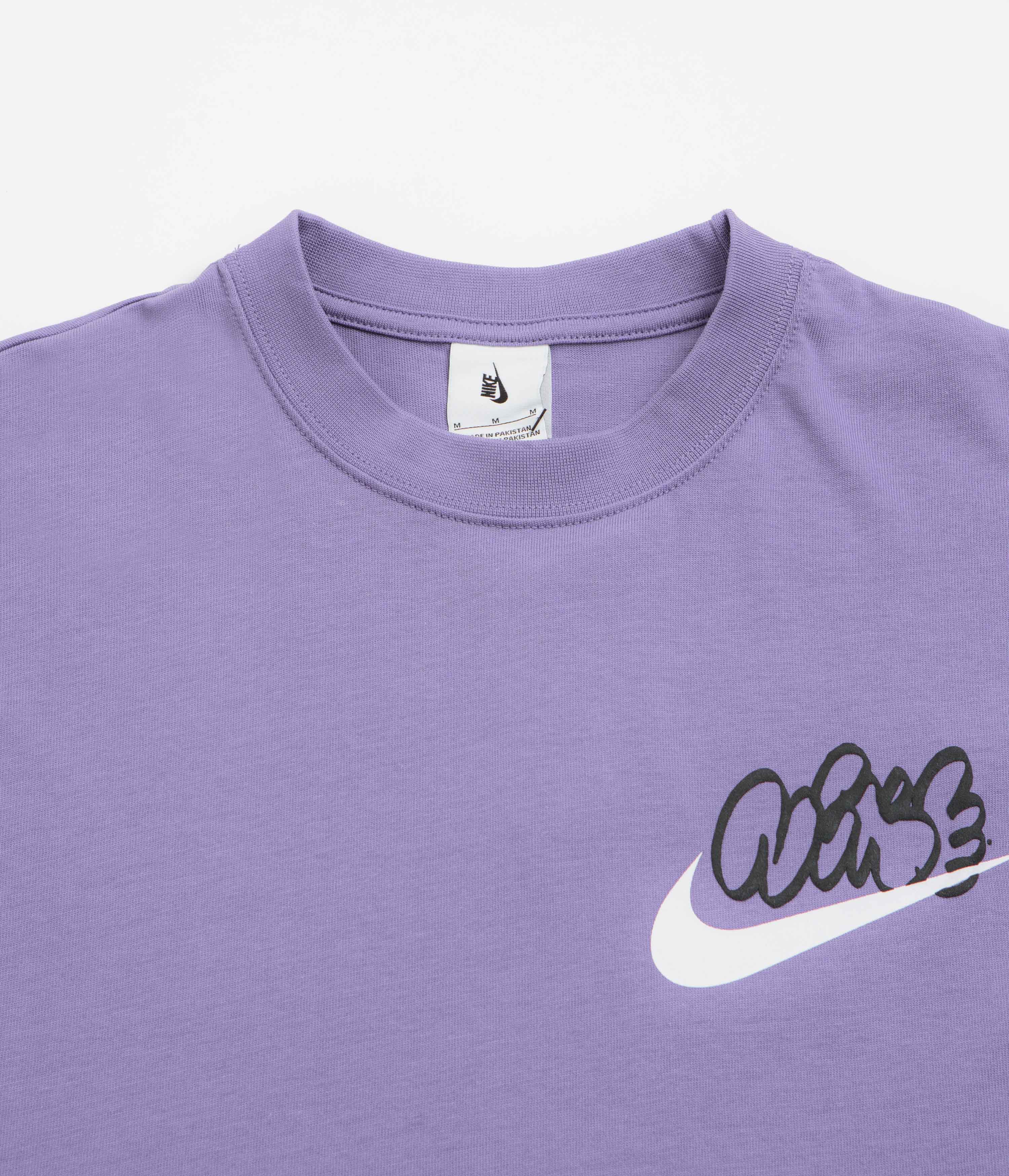 Nike Solo Swoosh GPX T-Shirt - Dusty Amethyst - Image 3