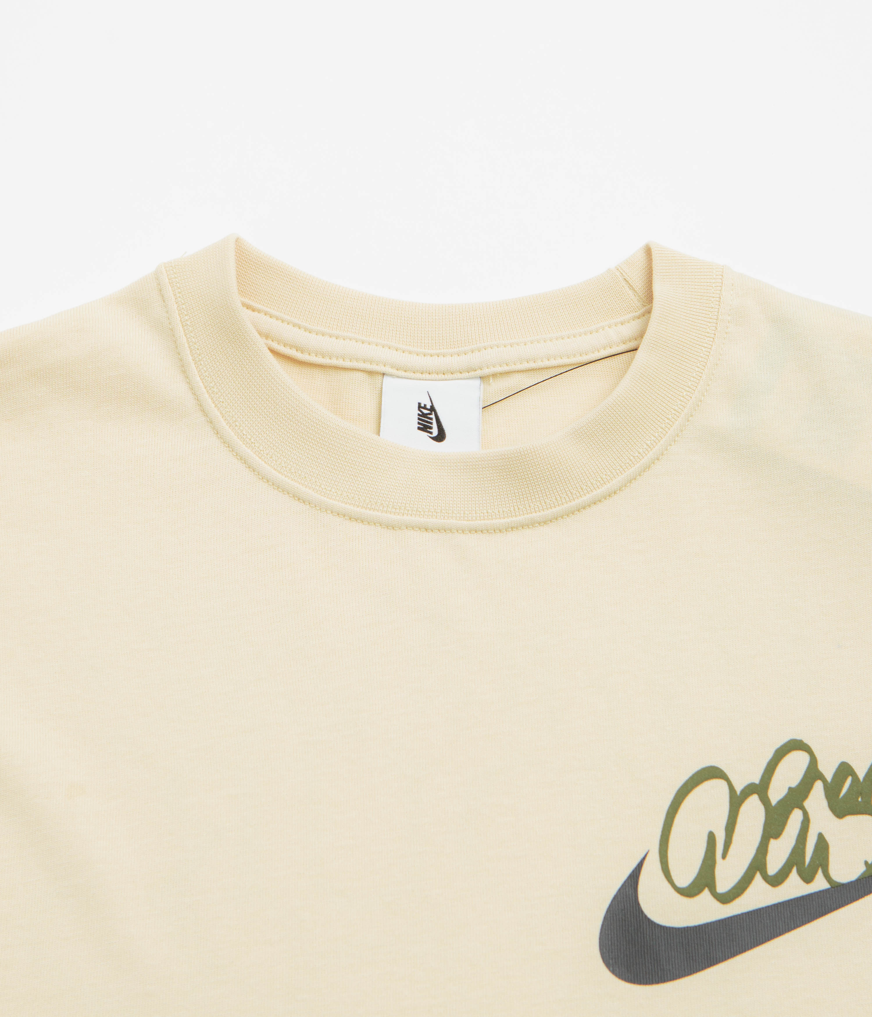 Nike Solo Swoosh GPX T-Shirt - Light Khaki - Image 3
