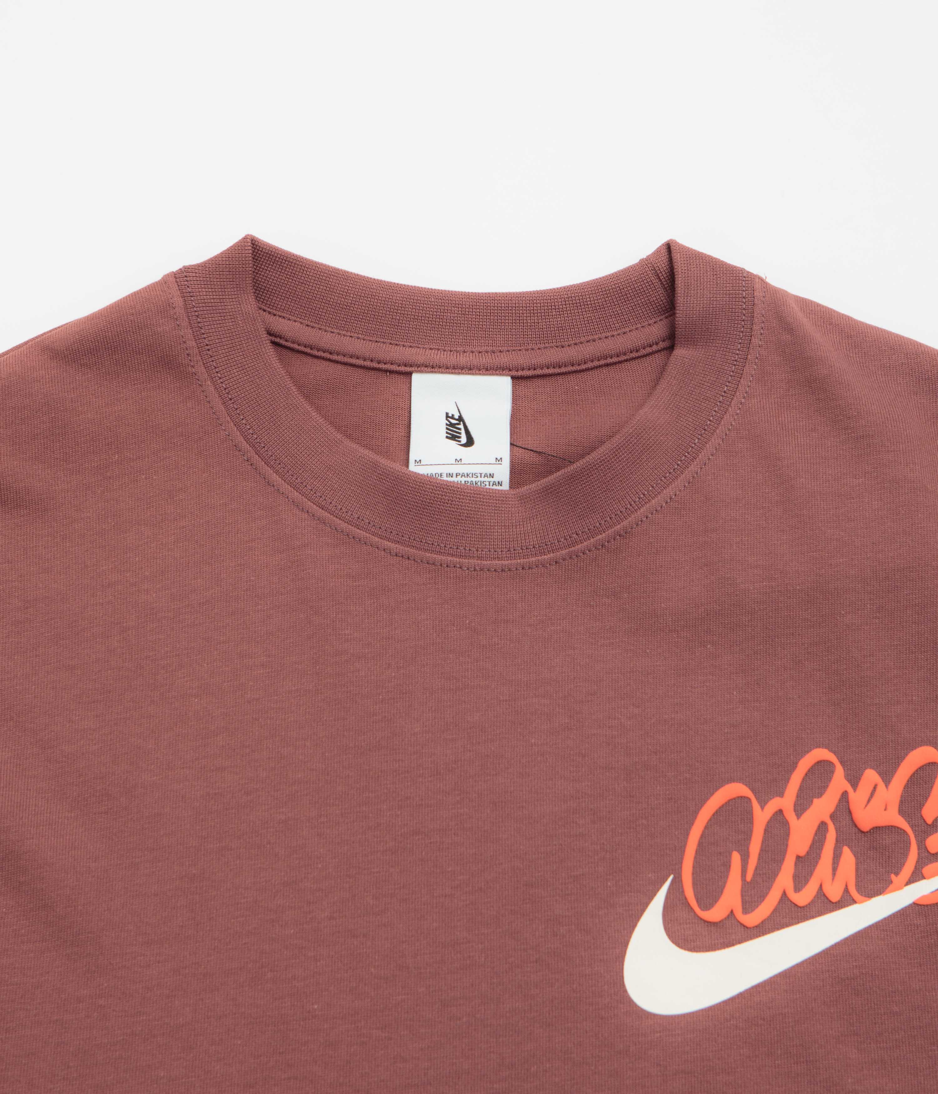 Nike Solo Swoosh GPX T-Shirt - Red Sepia - Image 3