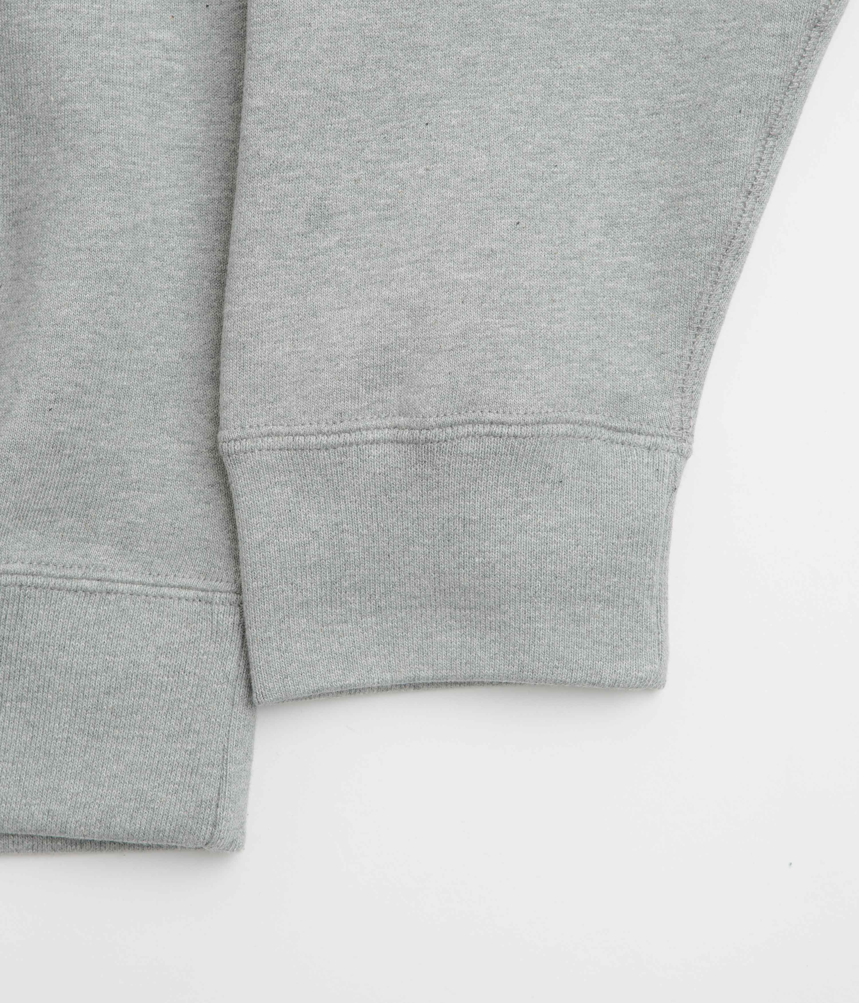 Nike Solo Swoosh Hoodie - Dark Grey Heather / White - Image 4