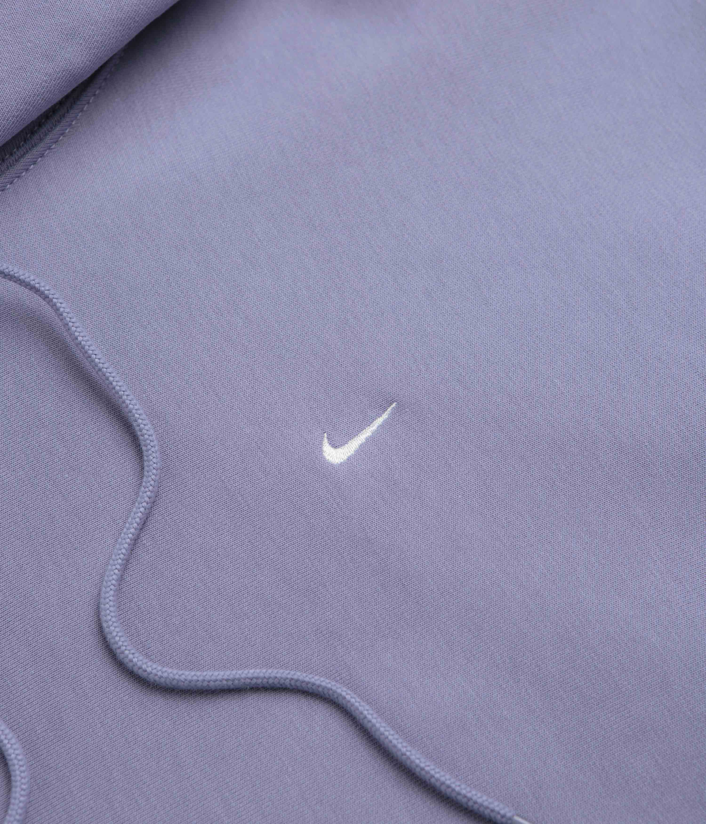 Nike Solo Swoosh Hoodie - Iron Purple / White - Image 3