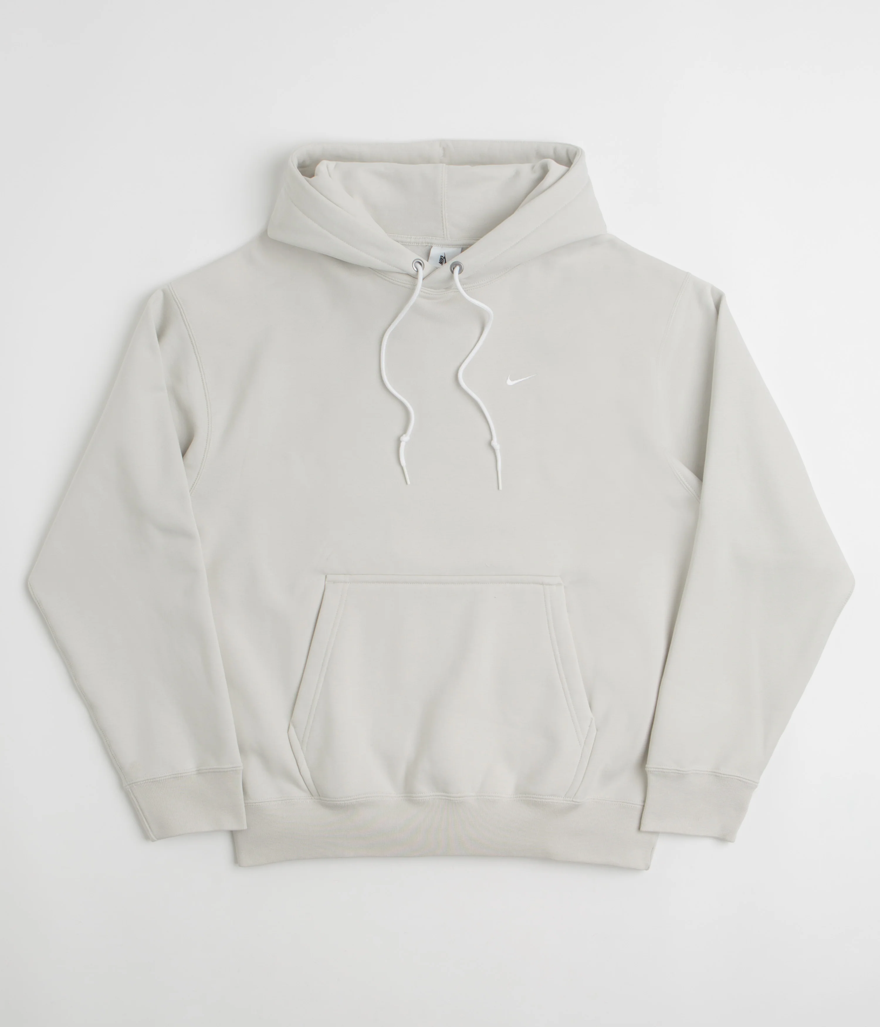 Nike Solo Swoosh Hoodie - Light Bone / White