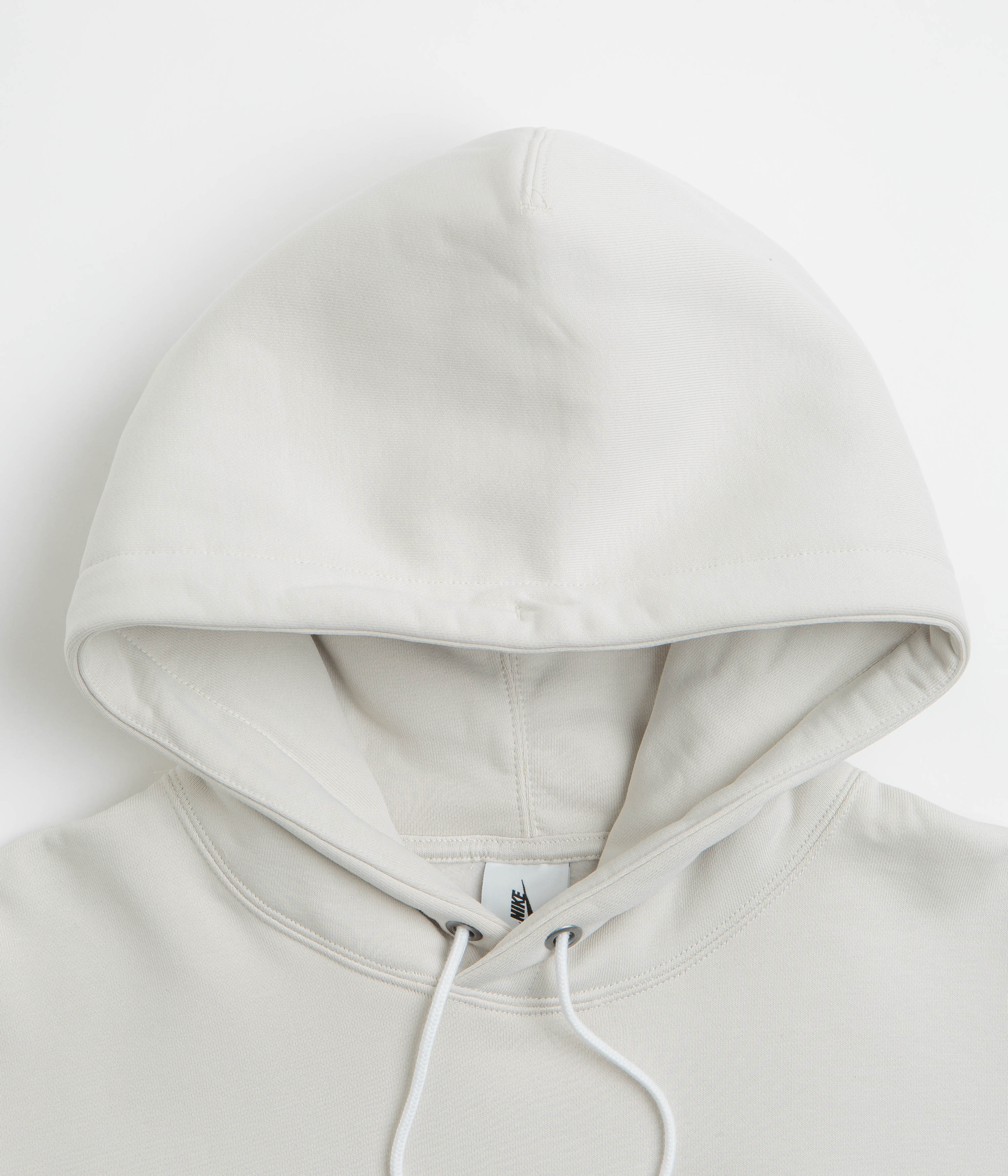 Nike Solo Swoosh Hoodie - Light Bone / White - Image 2