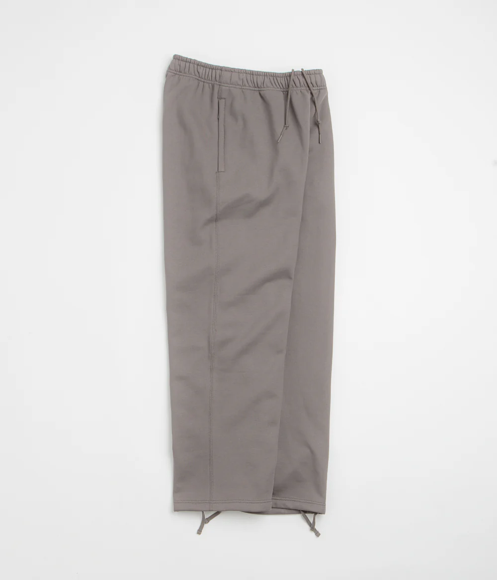 Nike Solo Swoosh Open Hem Sweatpants - Cave Stone / Cave Stone / White - Image 2