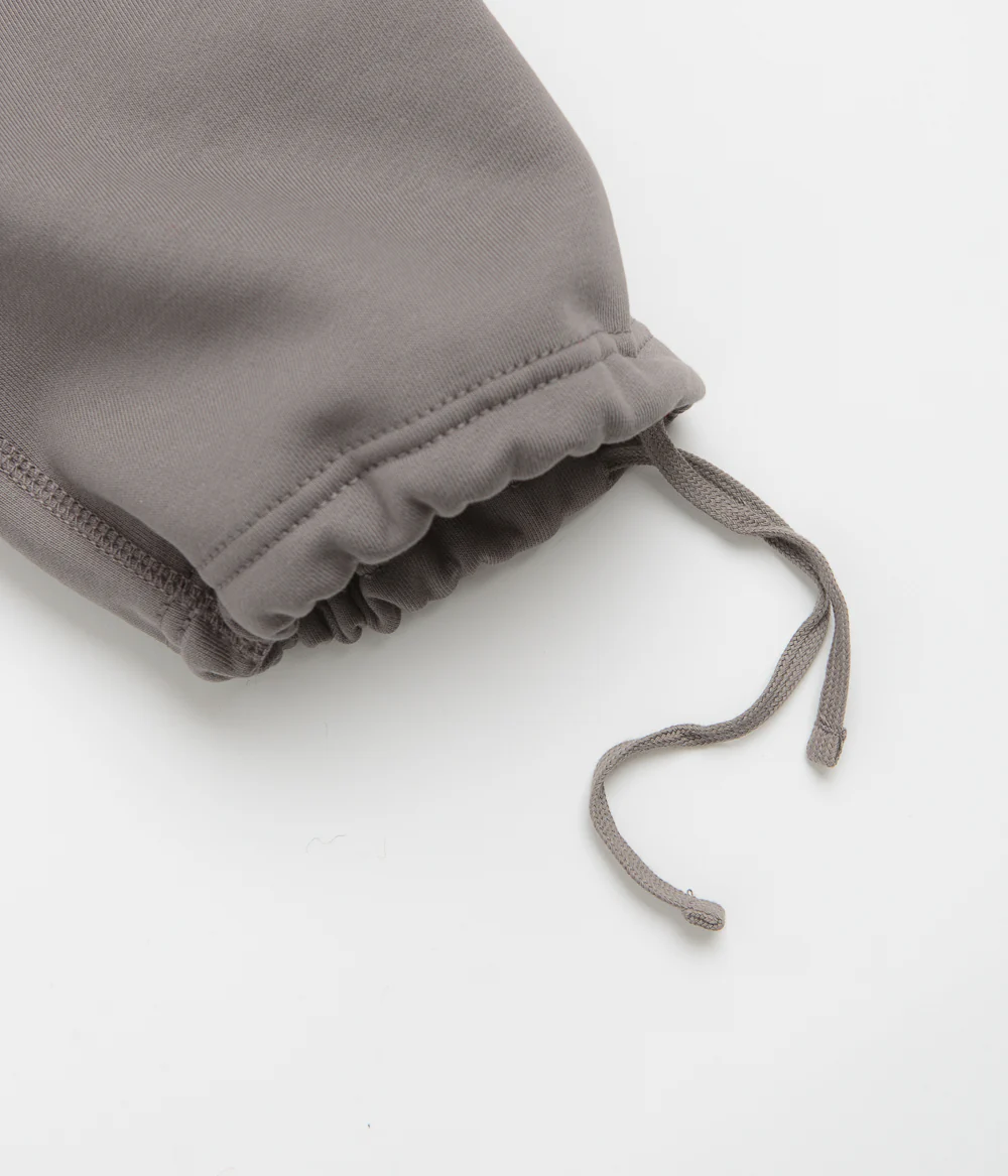 Nike Solo Swoosh Open Hem Sweatpants - Cave Stone / Cave Stone / White - Image 8