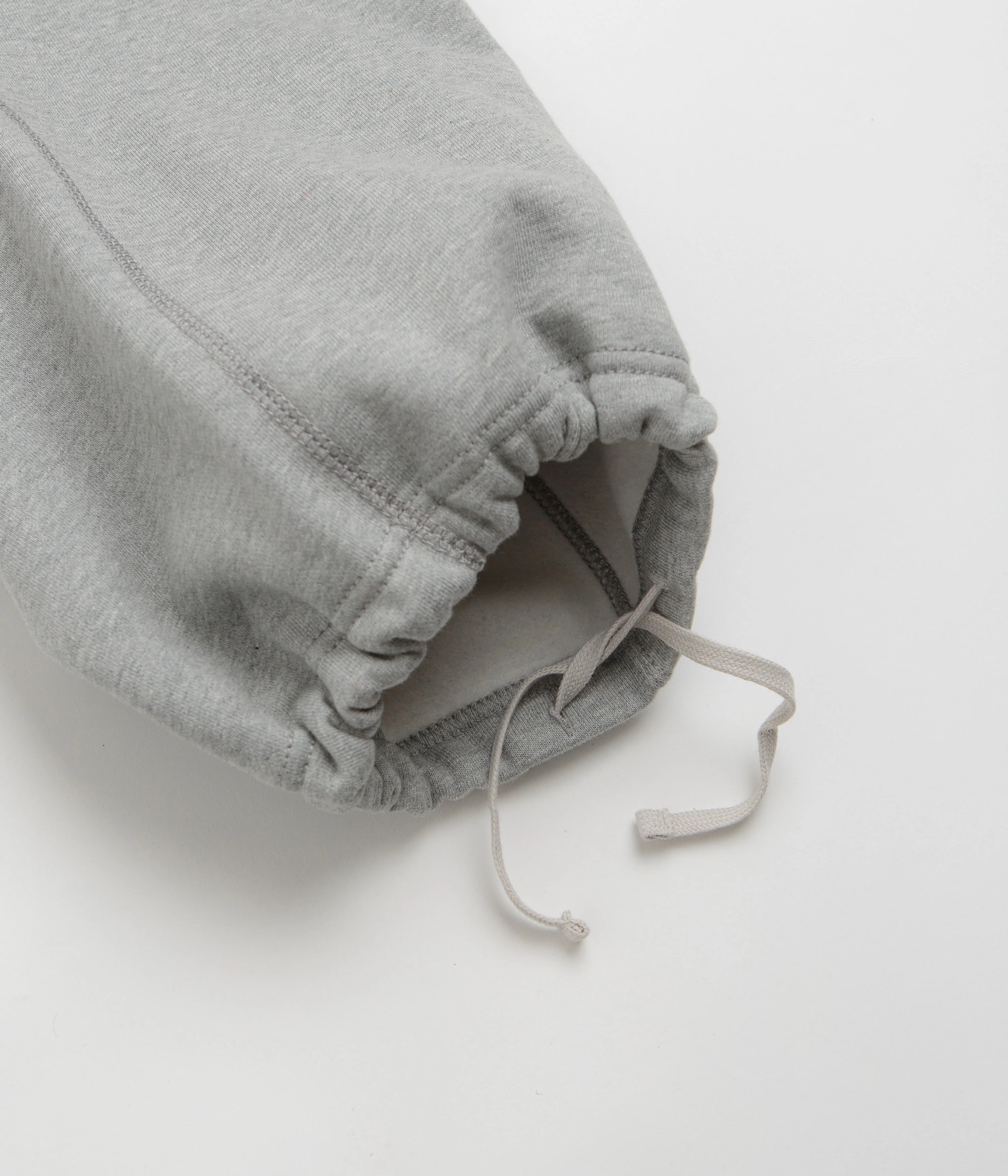 Nike Solo Swoosh Open Hem Sweatpants - Dark Grey Heather / Light Smoke Grey / White - Image 8