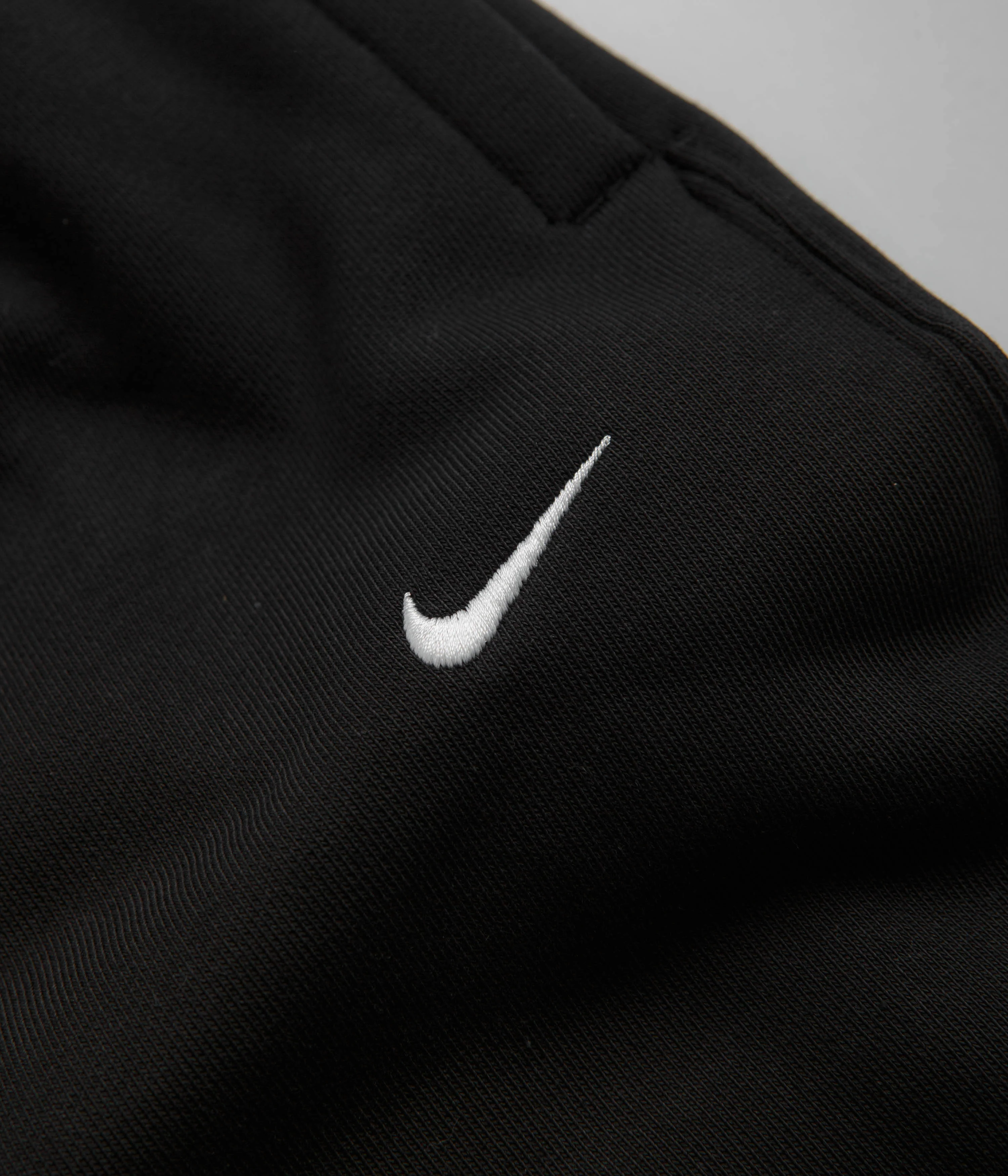 Nike Solo Swoosh Sweatpants - Black / White - Image 5