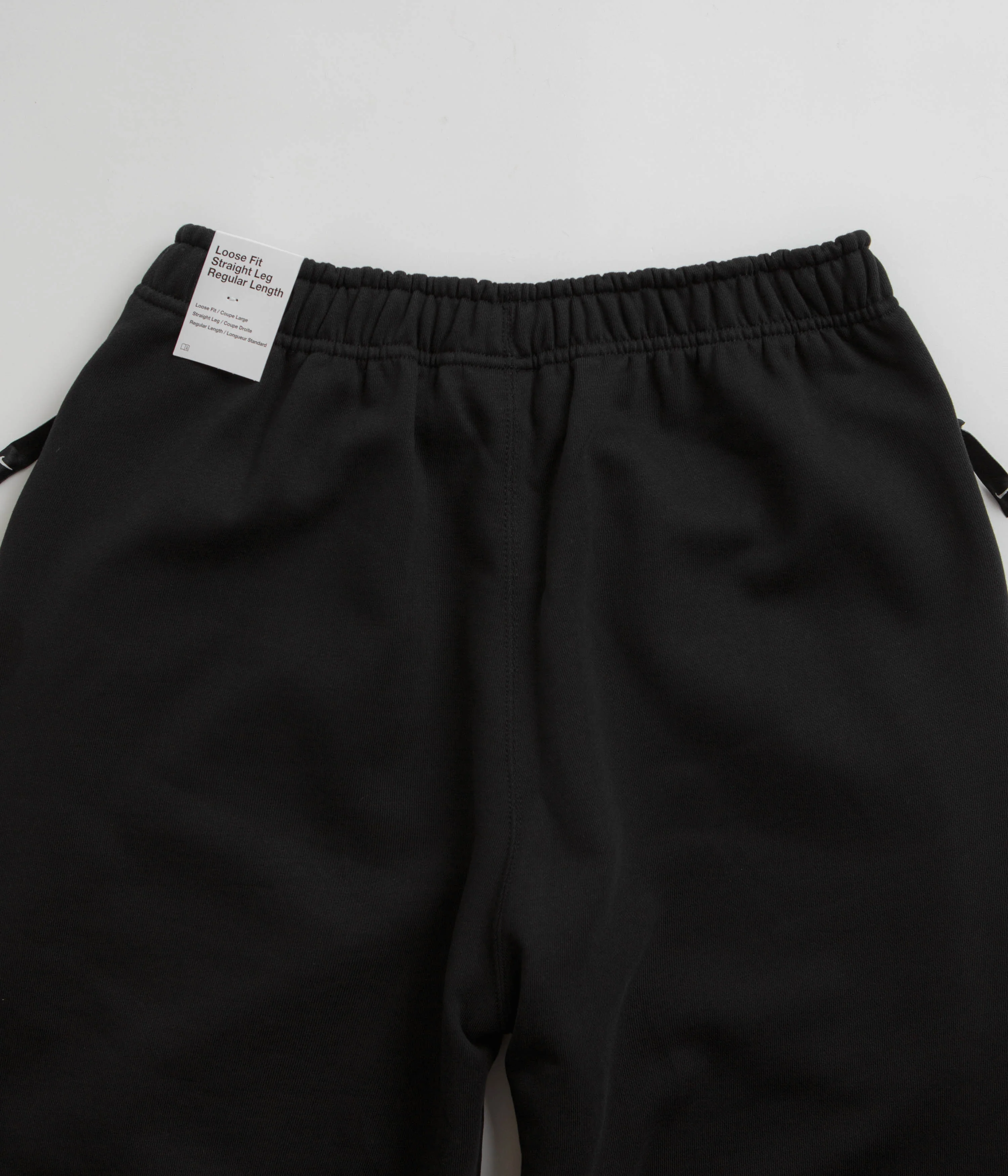 Nike Solo Swoosh Sweatpants - Black / White - Image 6