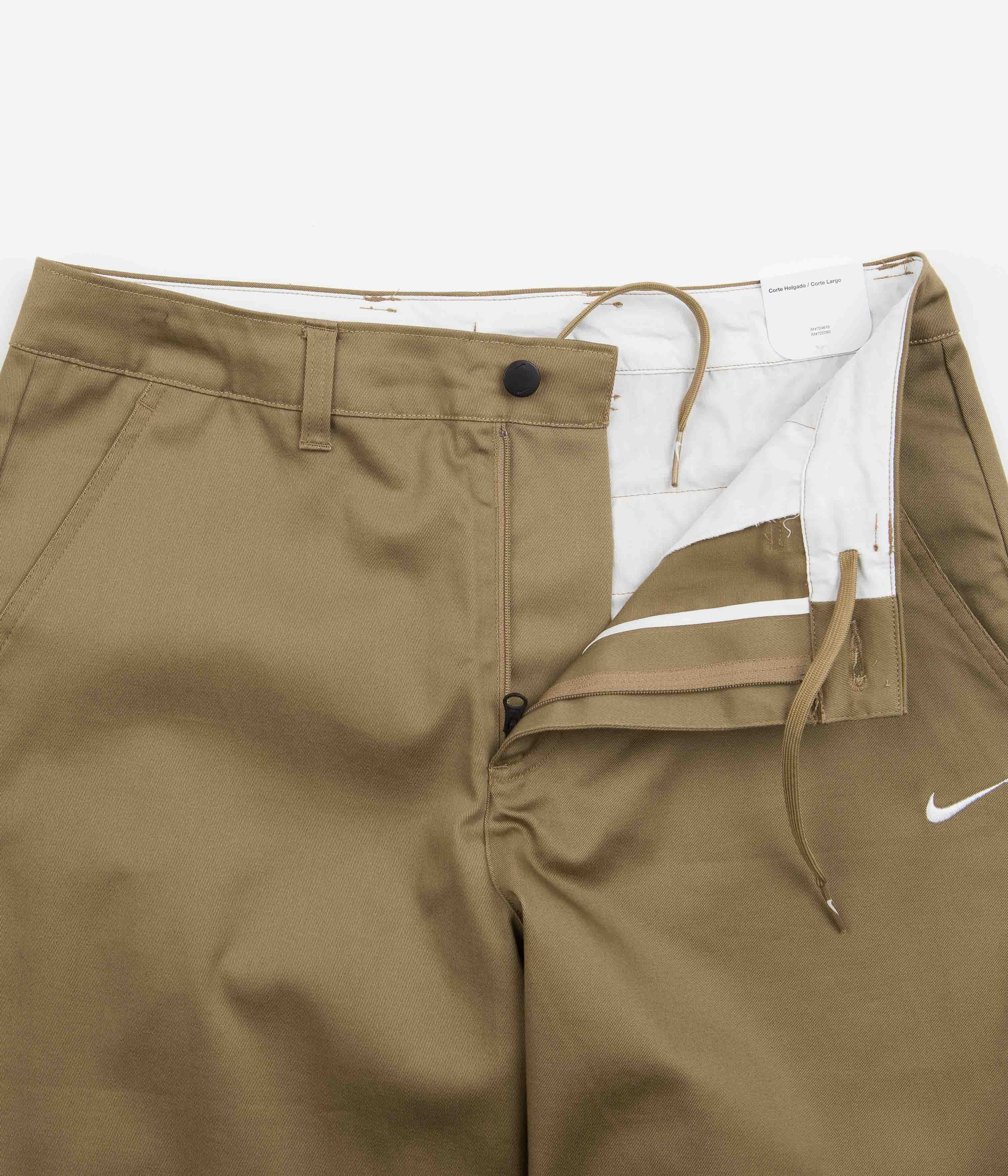 Nike Unlined Chino Pants - Dark Driftwood / White - Image 5
