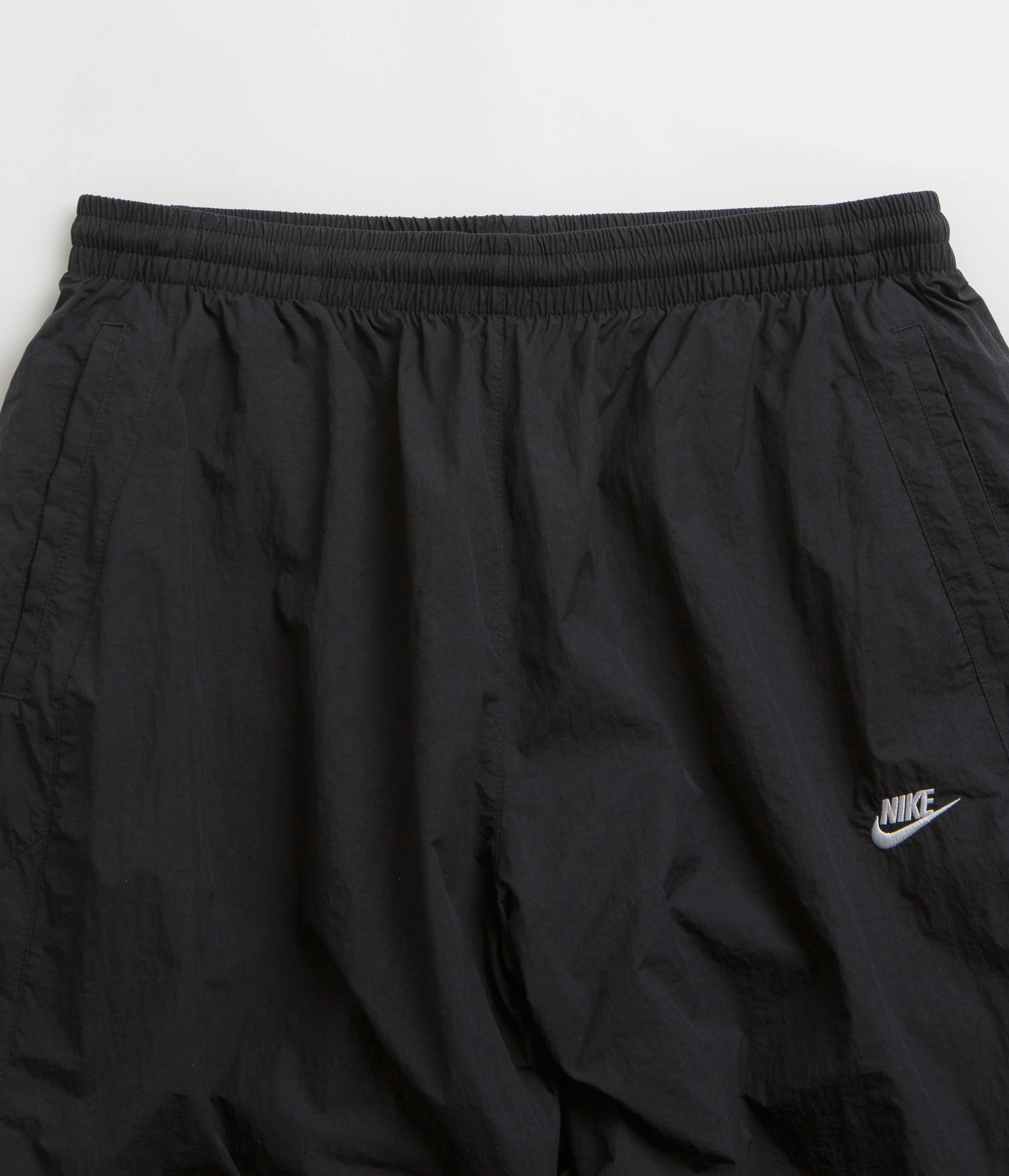 Nike Woven Track Pants - Black / White - Image 4
