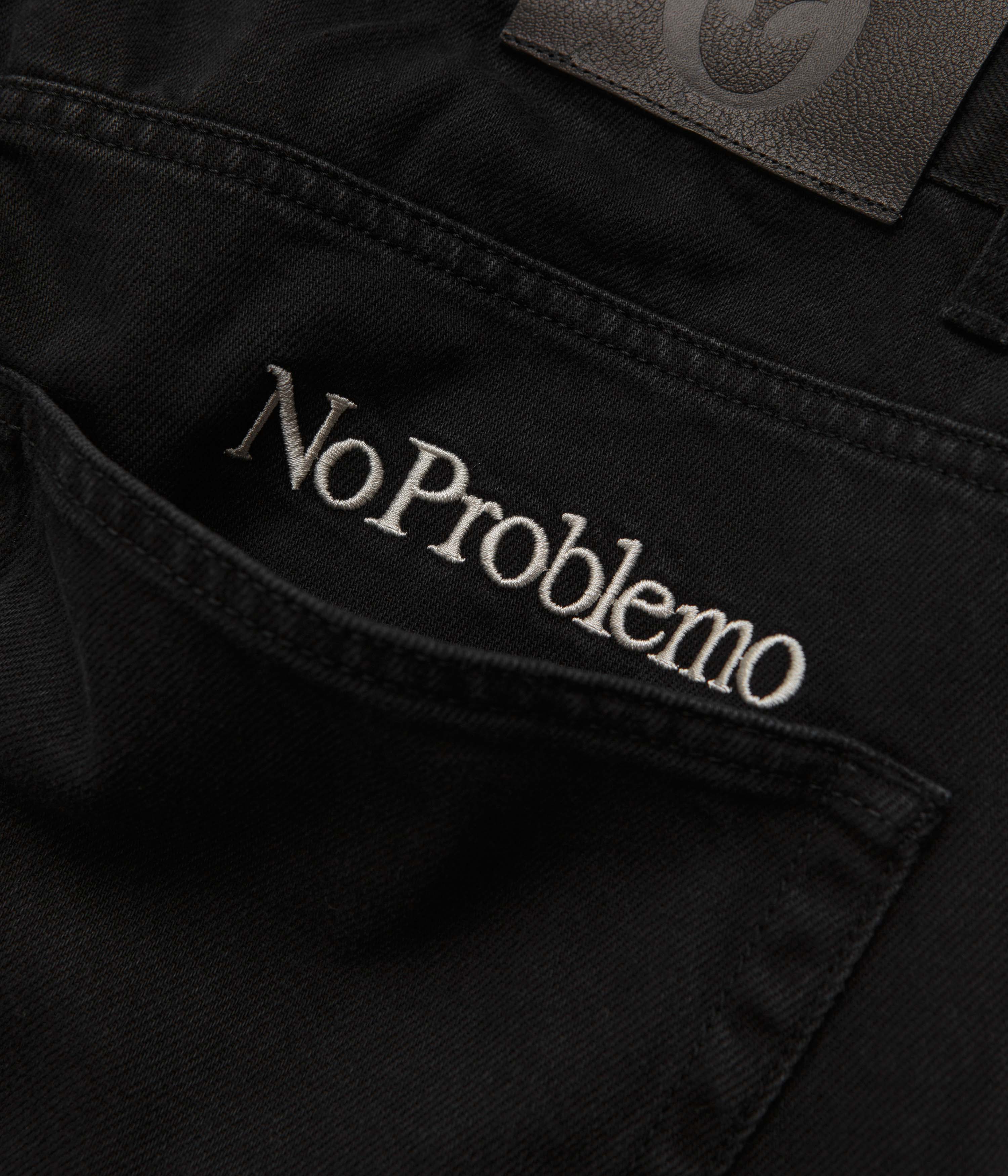 No Problemo Bagi Jeans - Black - Image 7