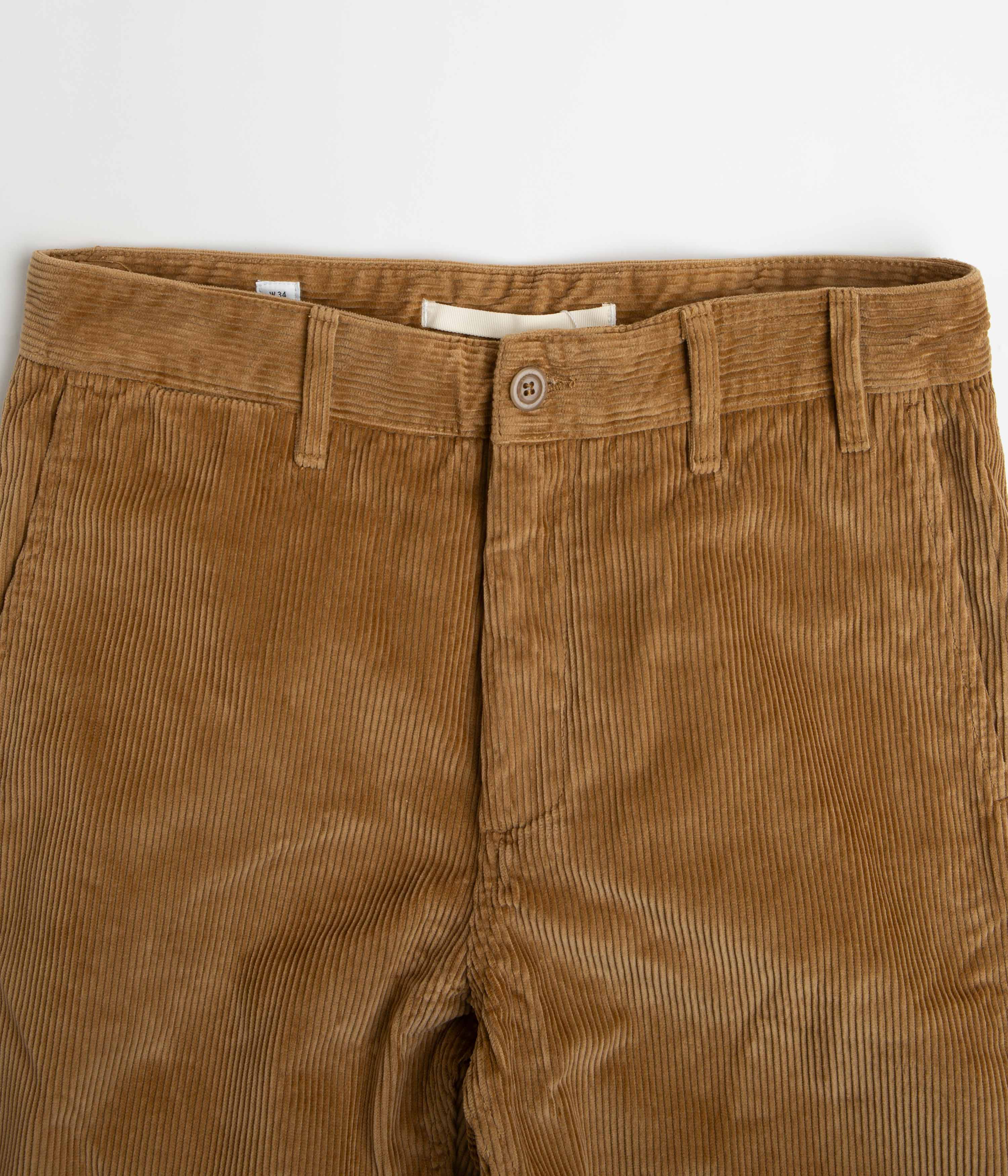 Norse Projects Aros Corduroy Chino Pants - Utility Khaki - Image 4