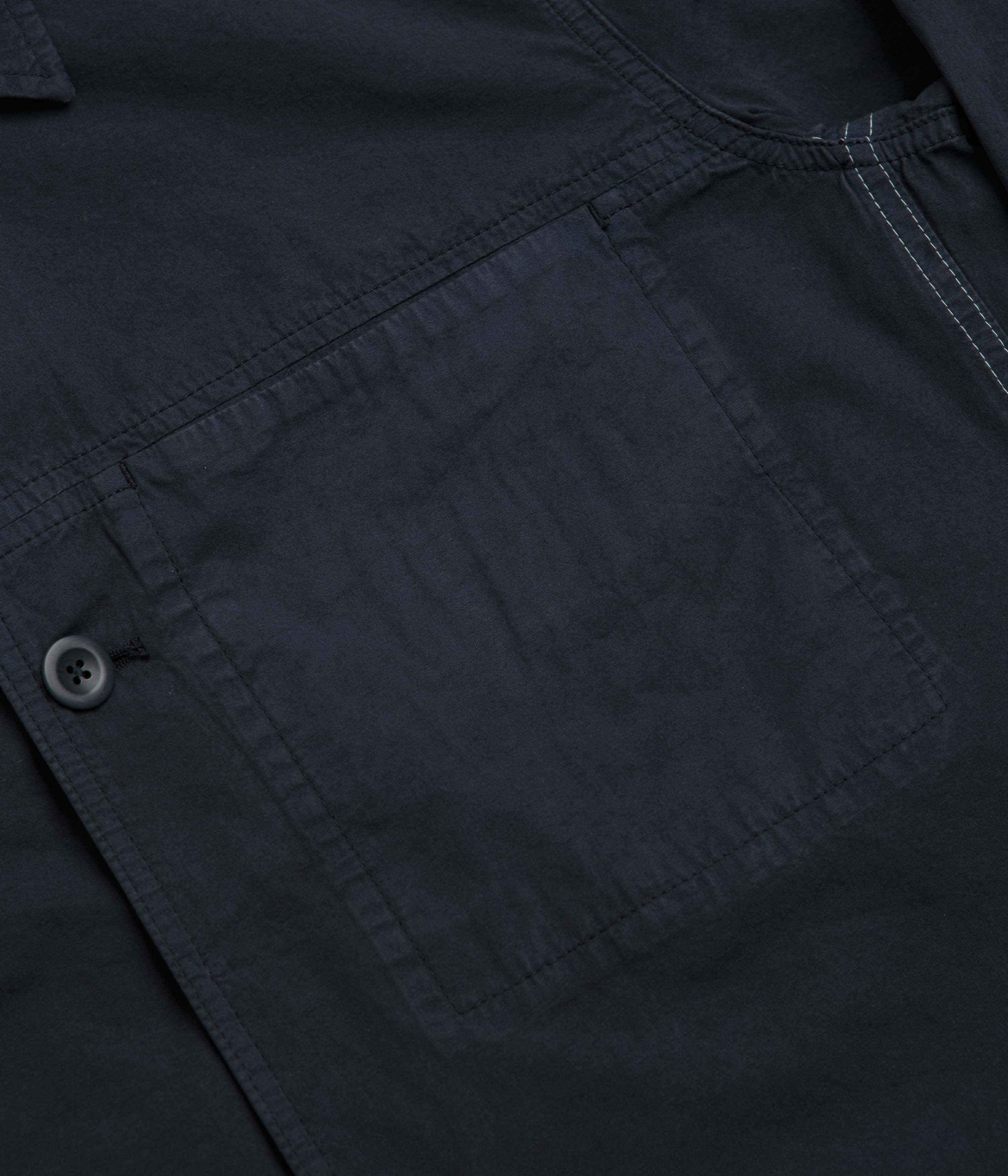 Norse Projects Arresskov Compact Cotton Overshirt - Dark Navy - Image 5