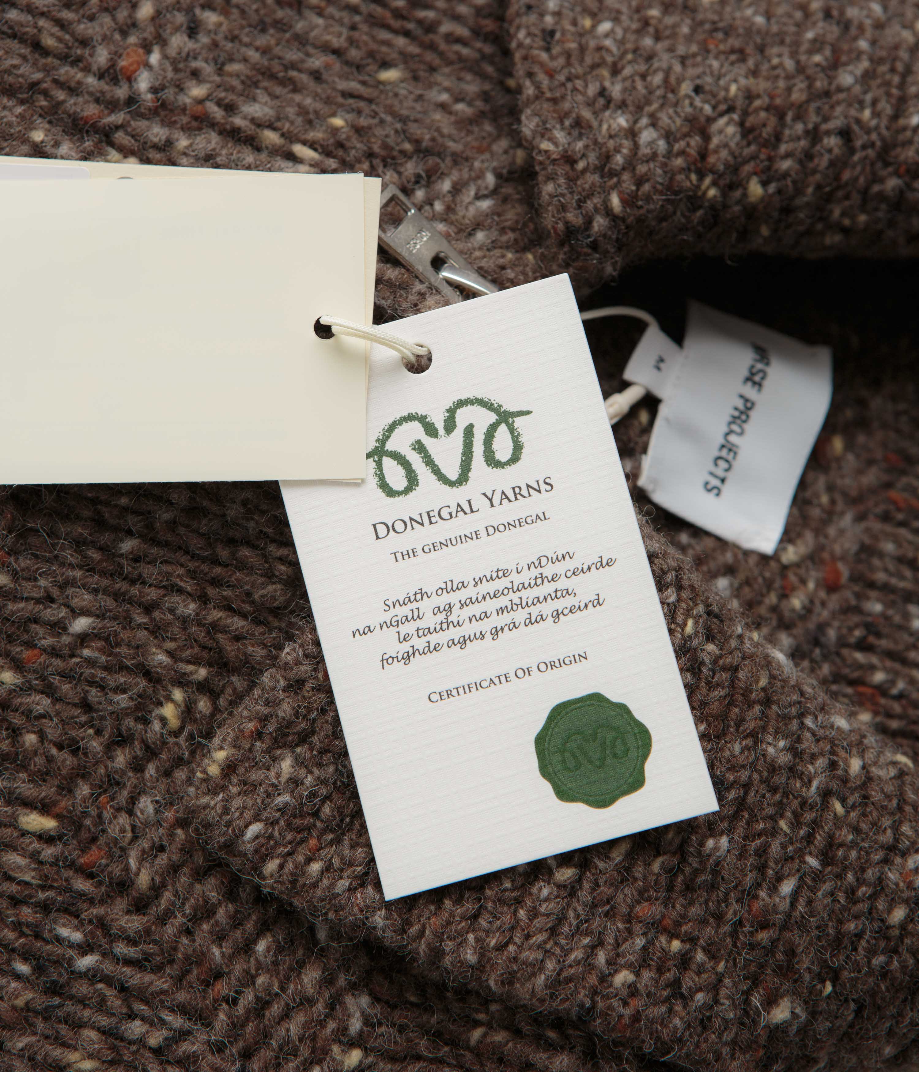 Norse Projects Erik Donegal Diamond Jacket - Seal Brown - Image 5