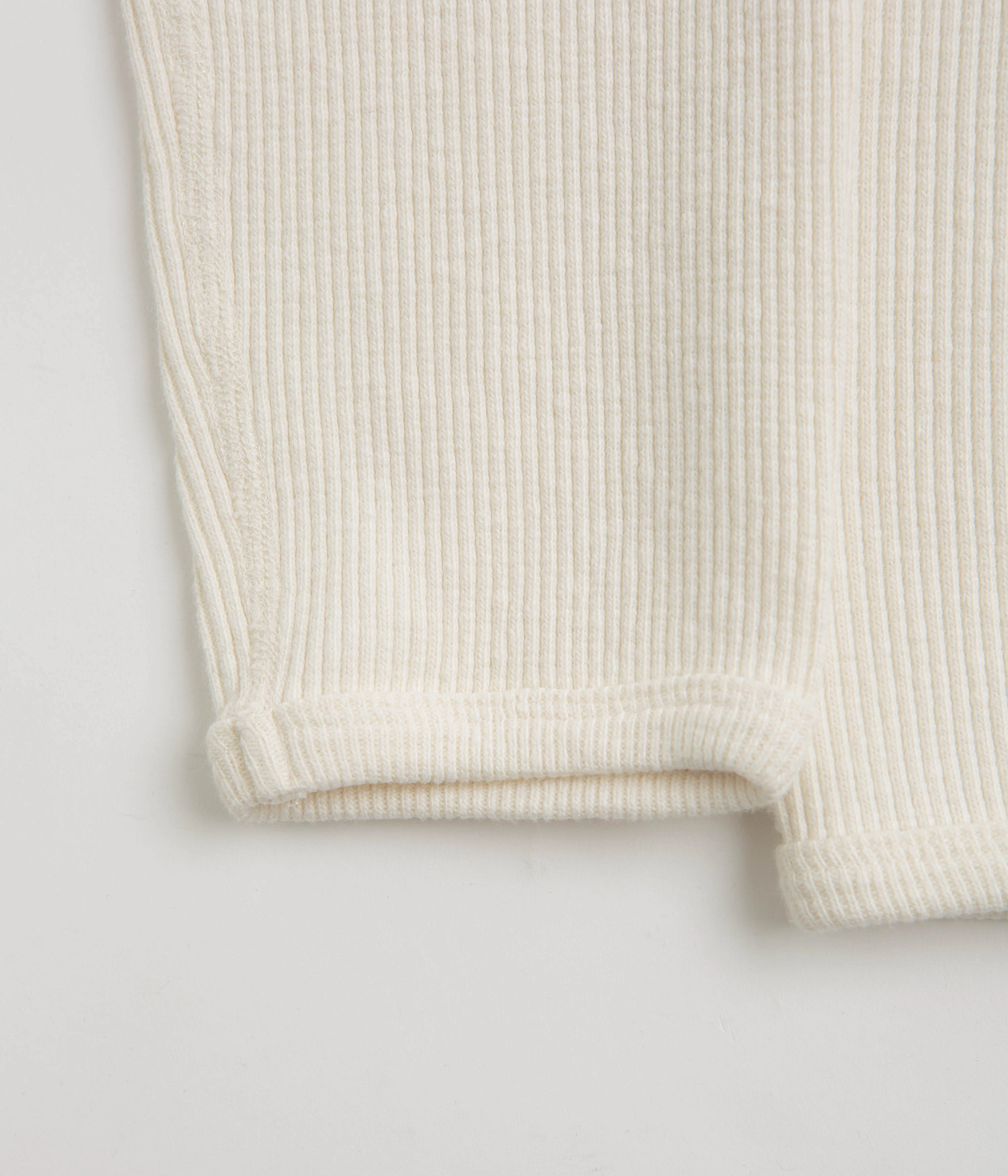 Norse Projects Eske Military Rib Long Sleeve T-Shirt - Ecru - Image 5