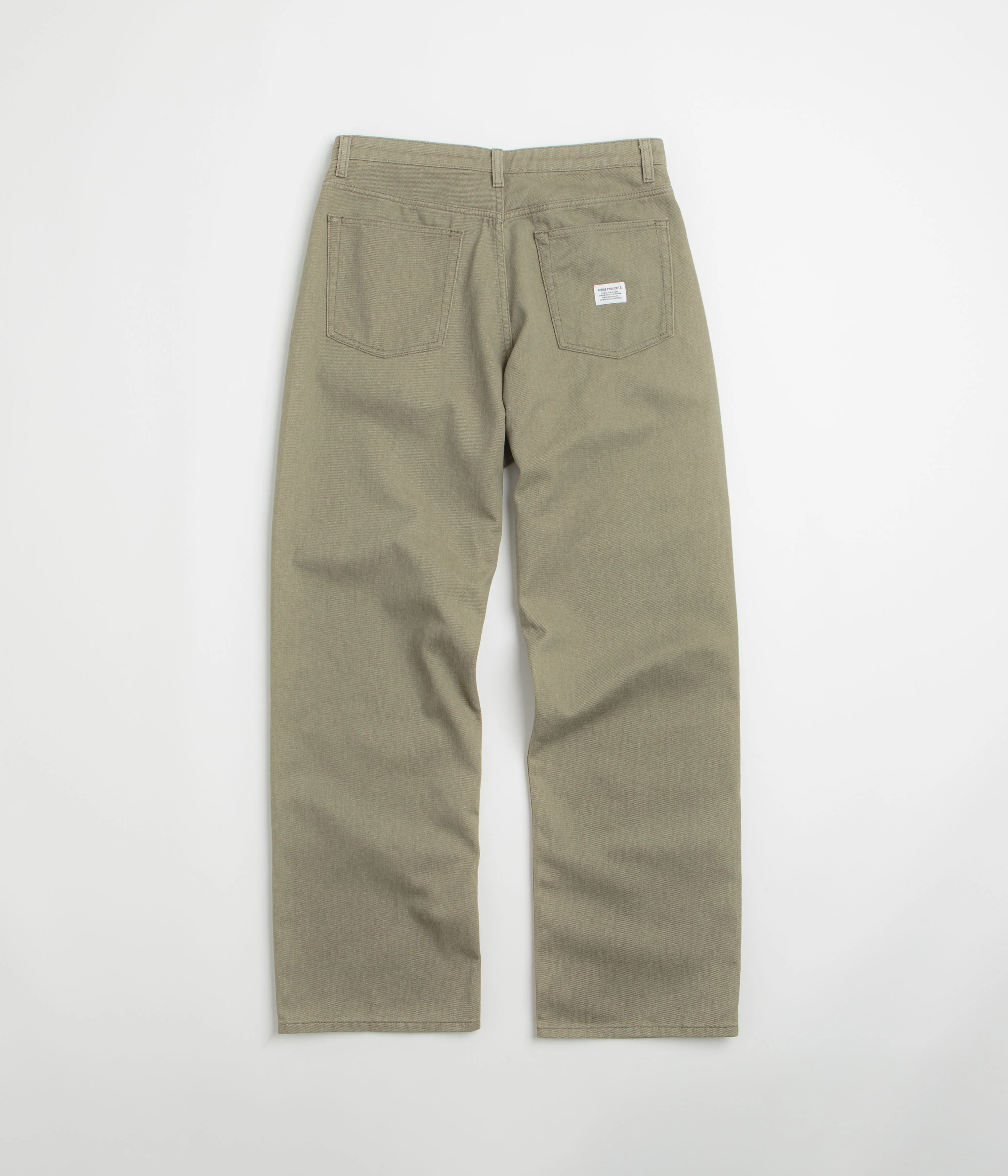 Norse Projects Korshavn Relaxed Pants - Vetiver - Image 3