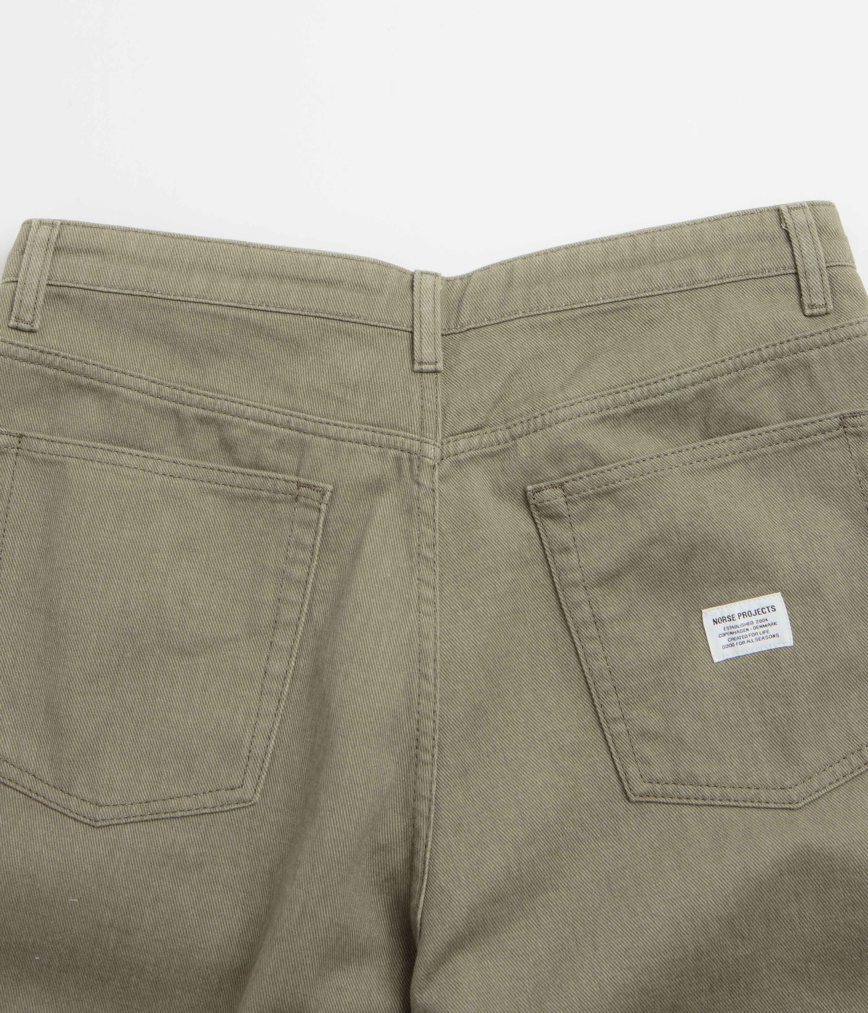 Norse Projects Korshavn Relaxed Pants - Vetiver - Image 7
