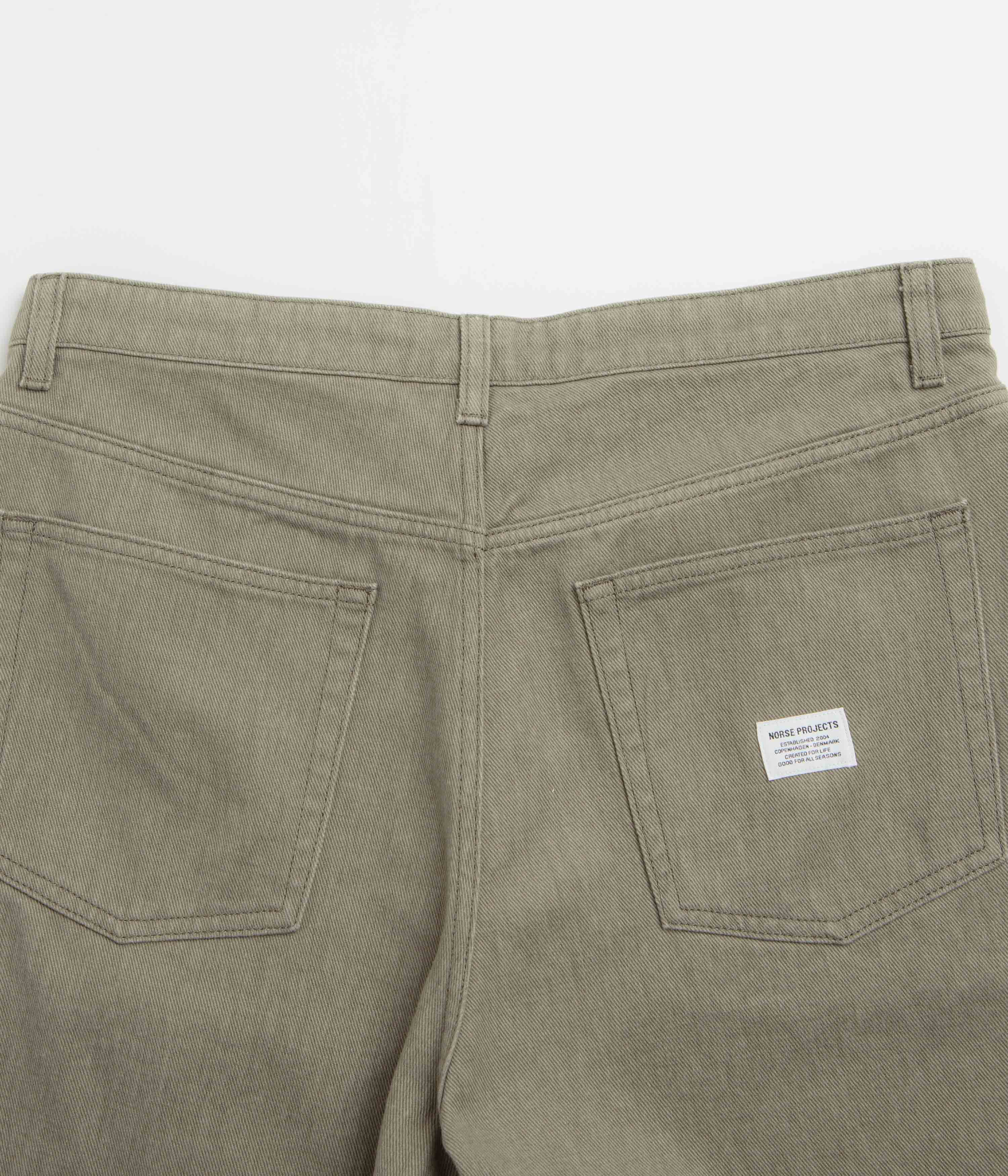 Norse Projects Korshavn Relaxed Shorts - Vetiver - Image 6