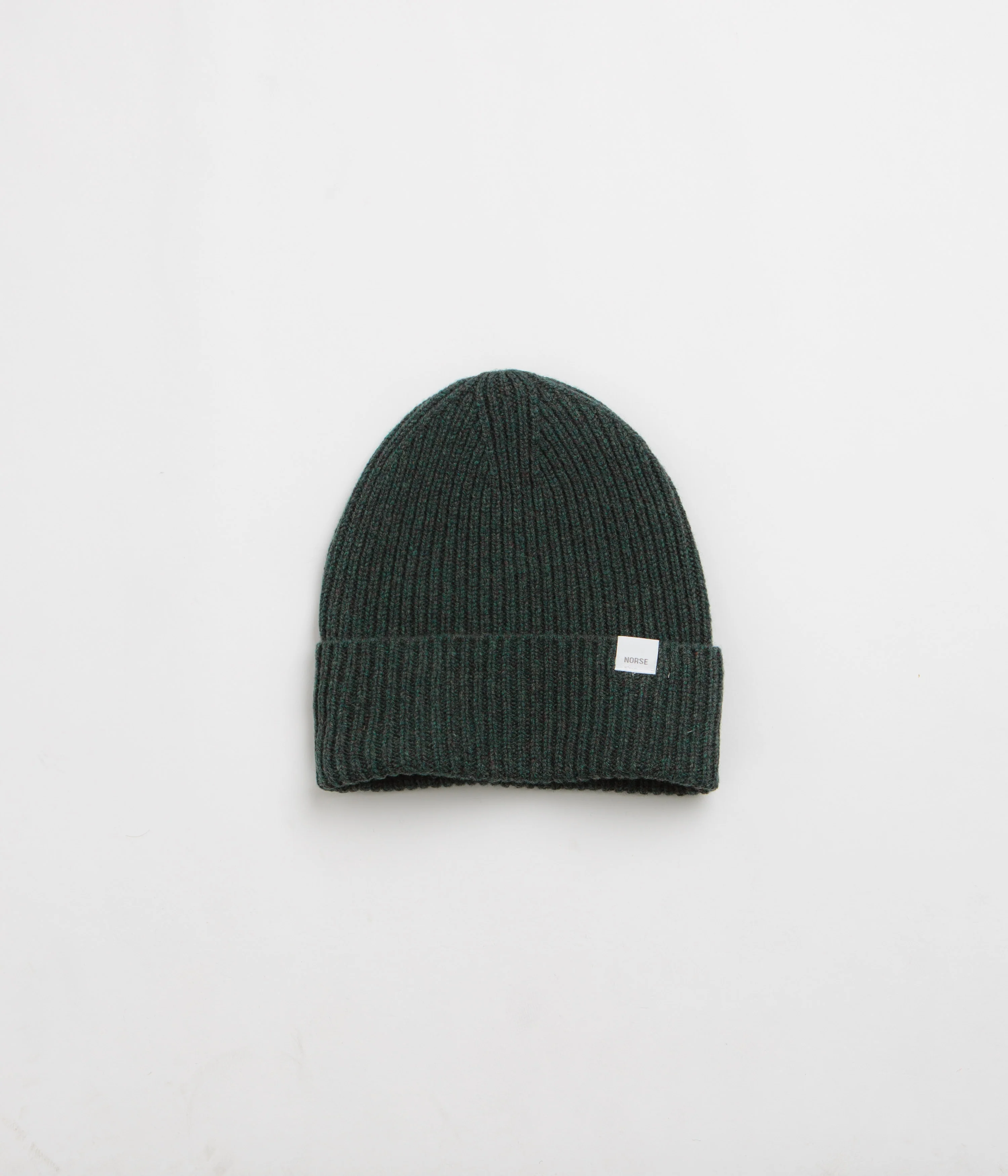 Norse Projects Merino Lambswool Beanie - Forrest