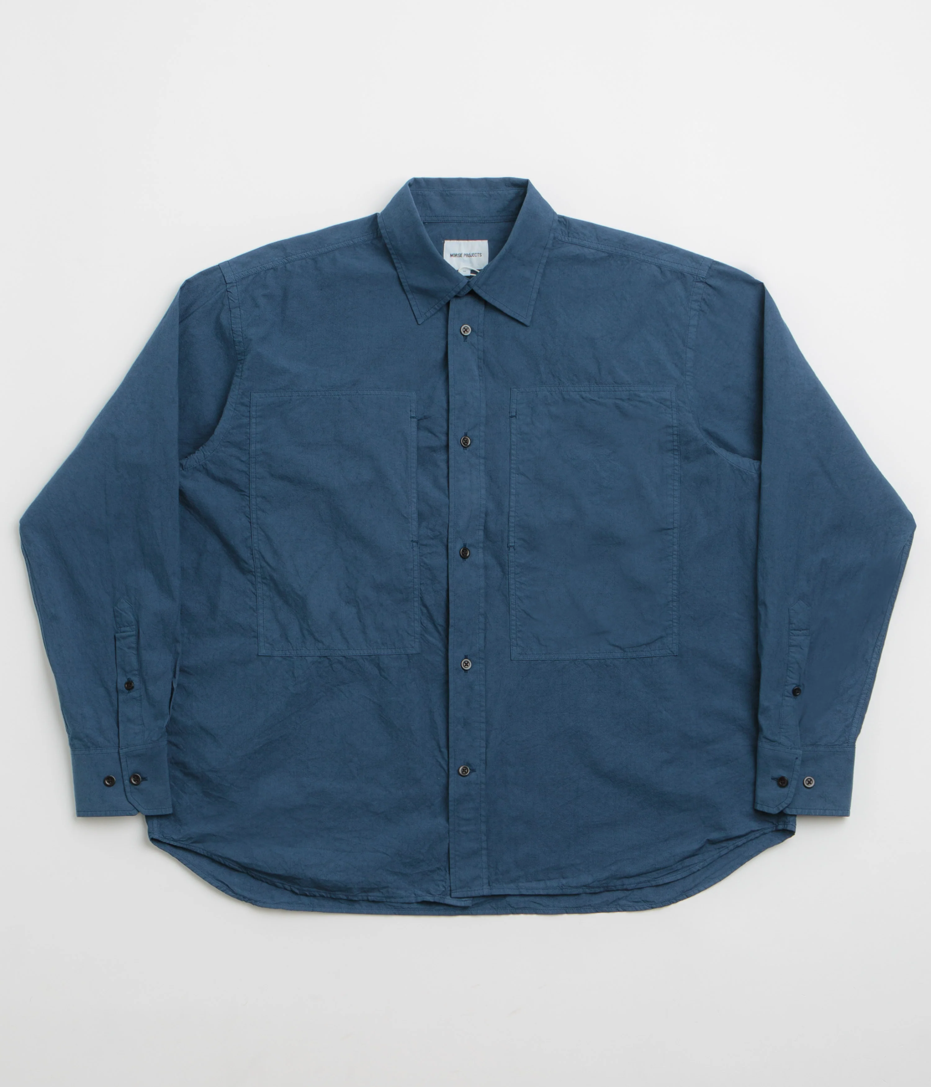 Norse Projects Ole Tencel Shirt - Estate Blue