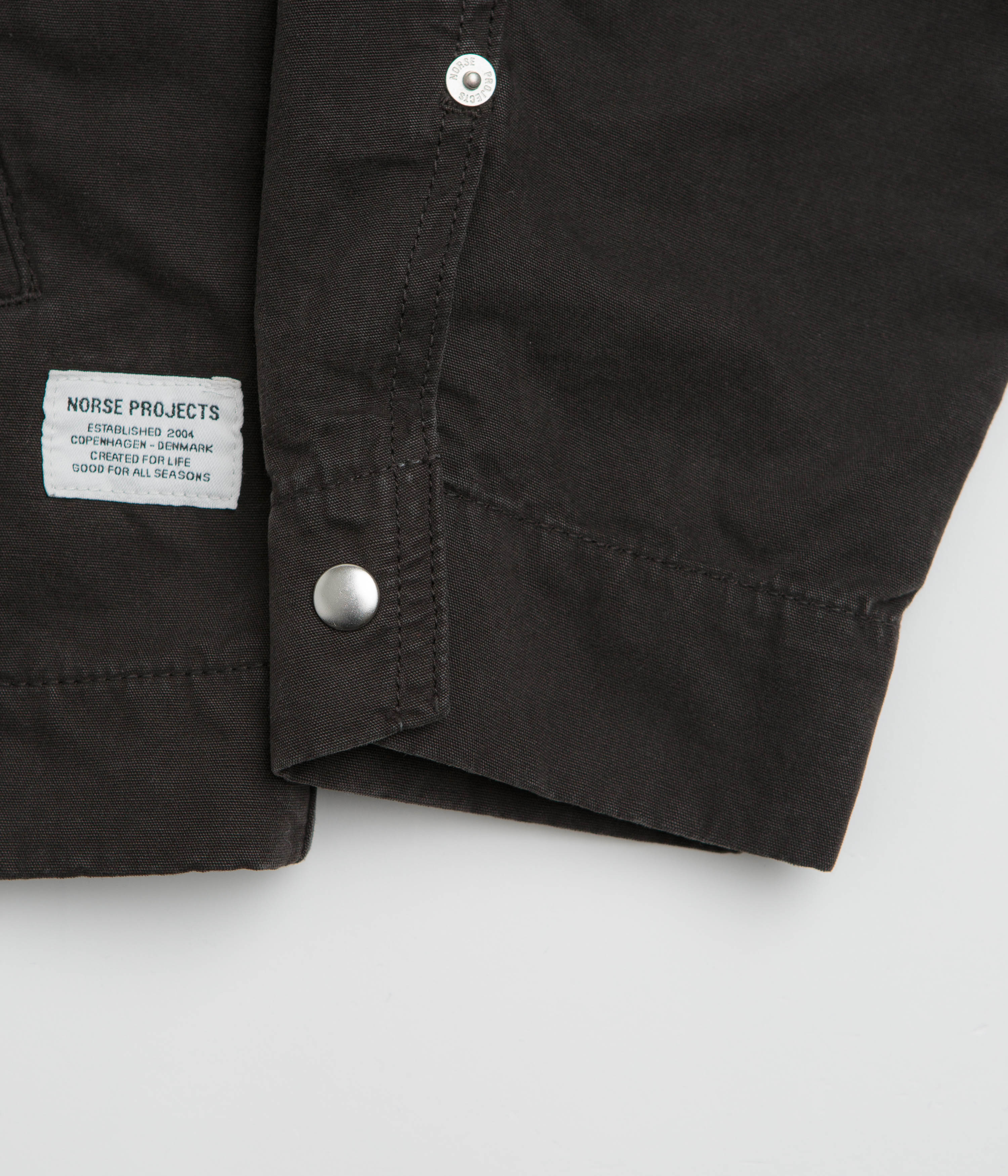 Norse Projects Raabjerg Canvas Jacket - Black - Image 7