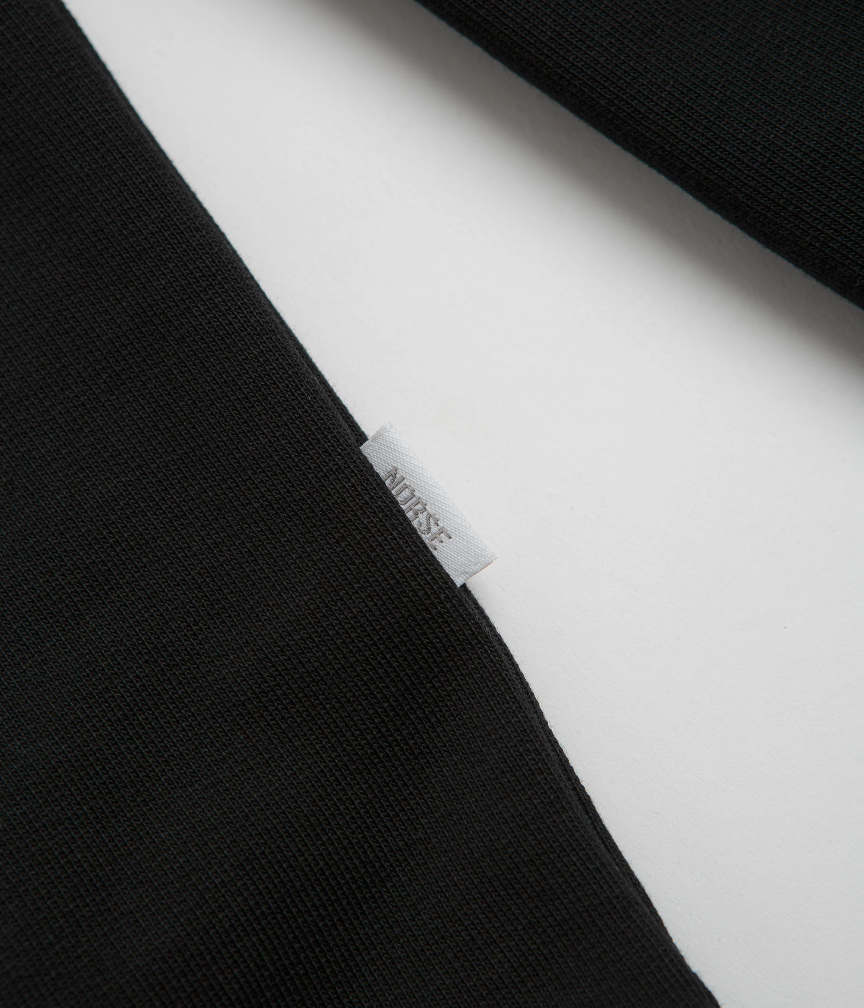 Norse Projects Standard Half Zip Sweatshirt - Black - Image 3