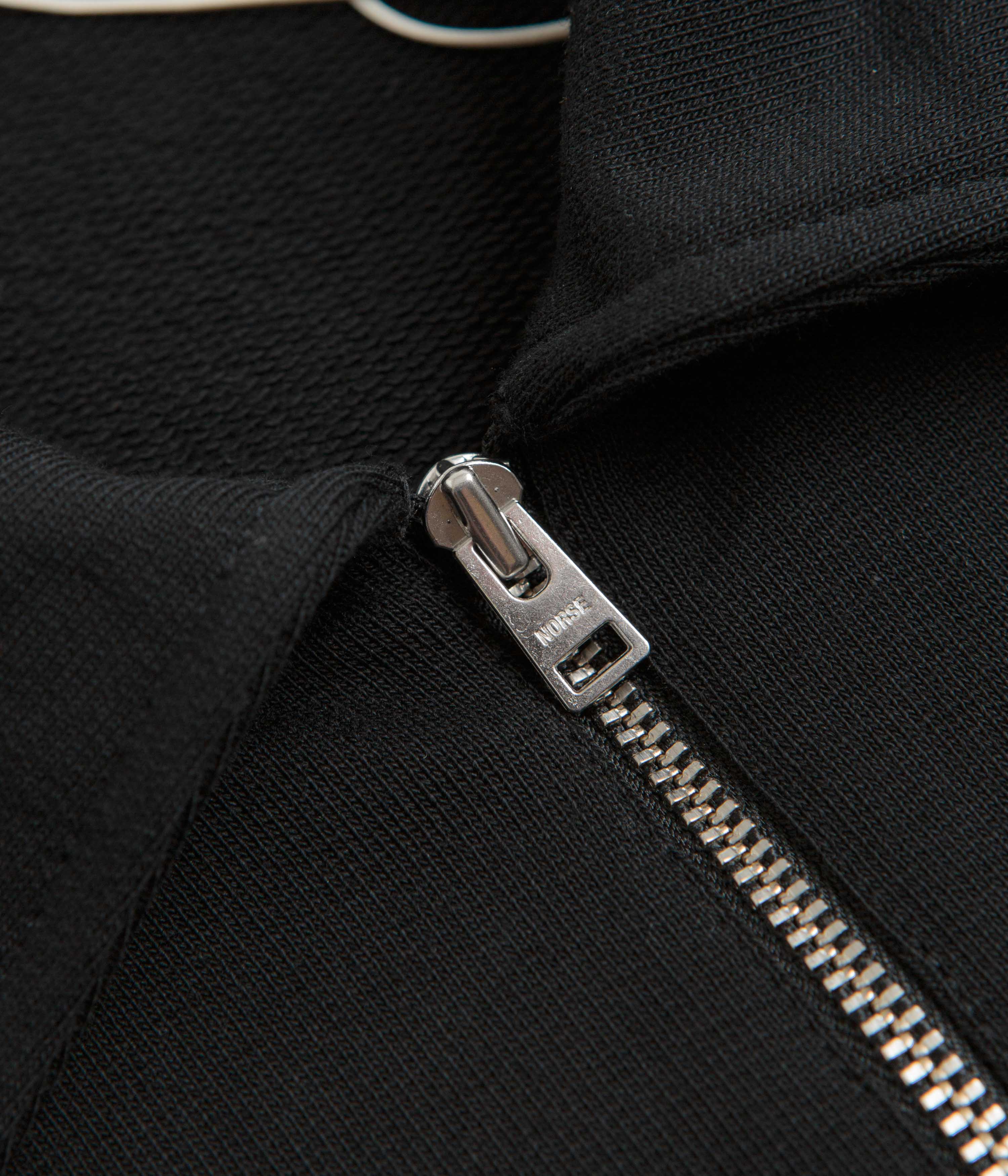 Norse Projects Standard Half Zip Sweatshirt - Black - Image 4
