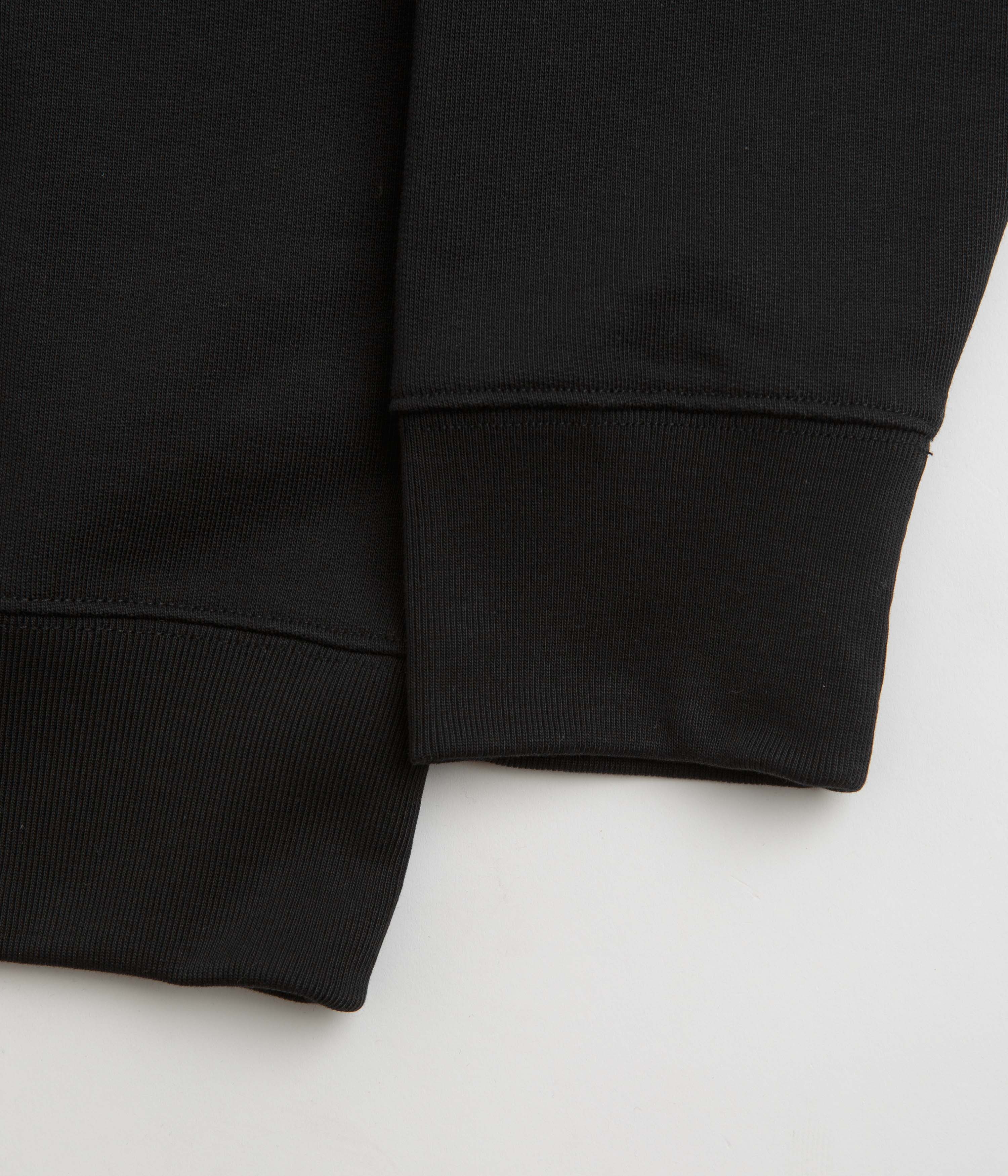 Norse Projects Standard Half Zip Sweatshirt - Black - Image 5