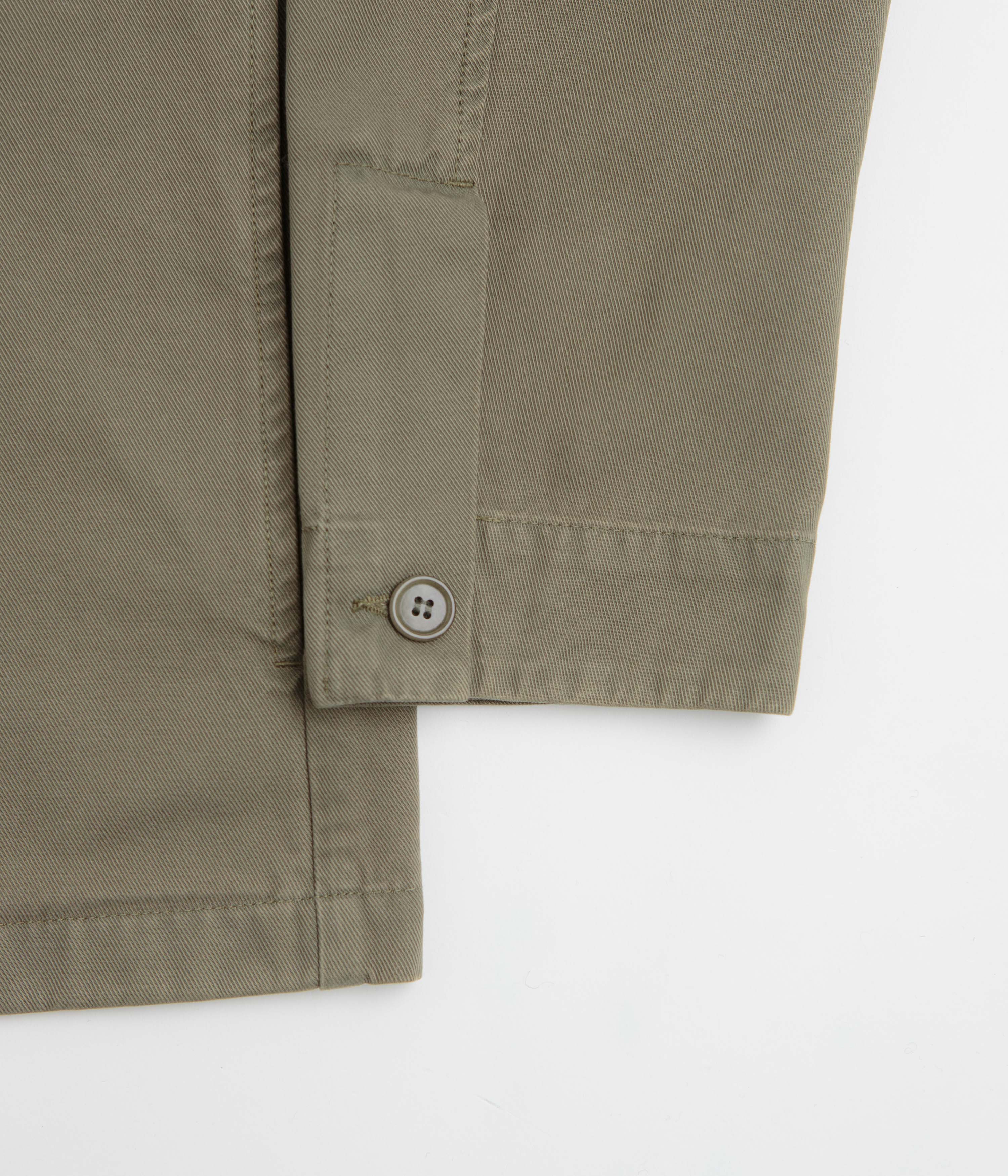 Norse Projects Standard Twill Overshirt - Sediment Green - Image 6