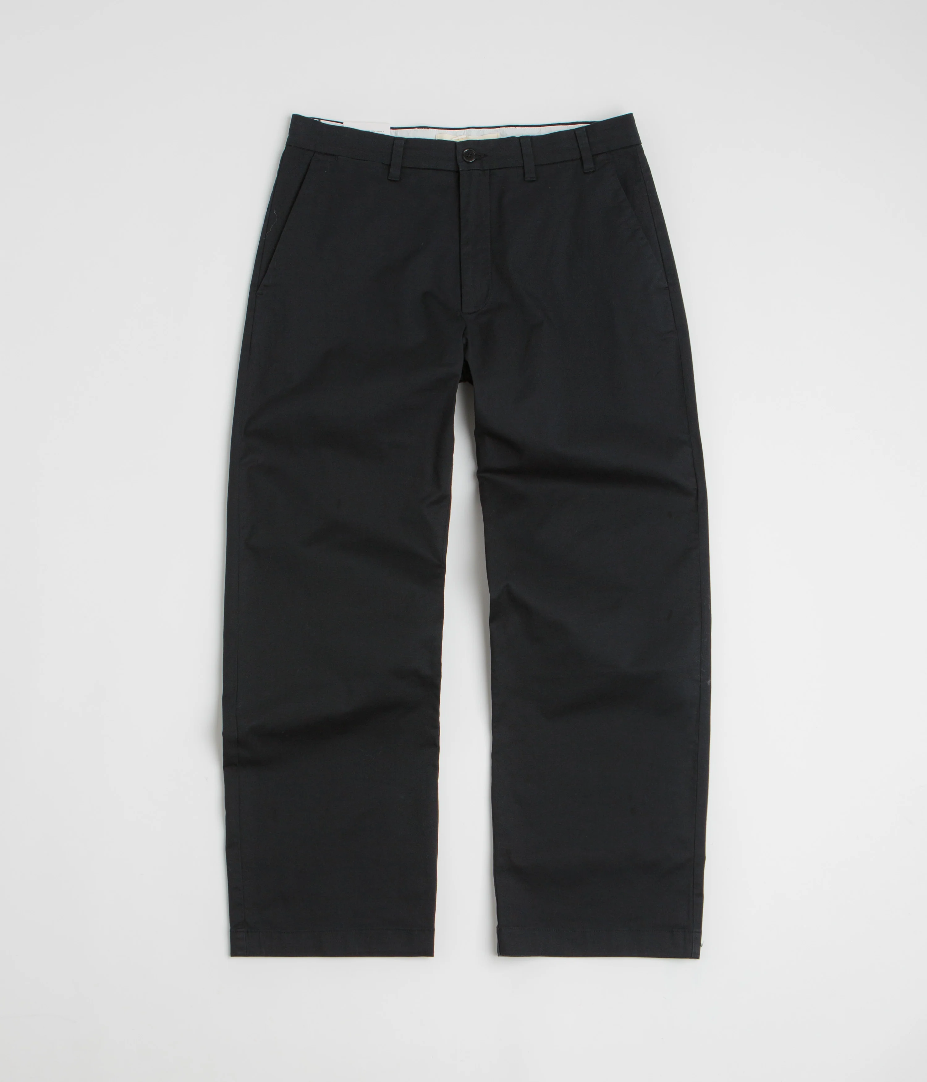 Norse Projects Standard Wide Chino Pants - Black