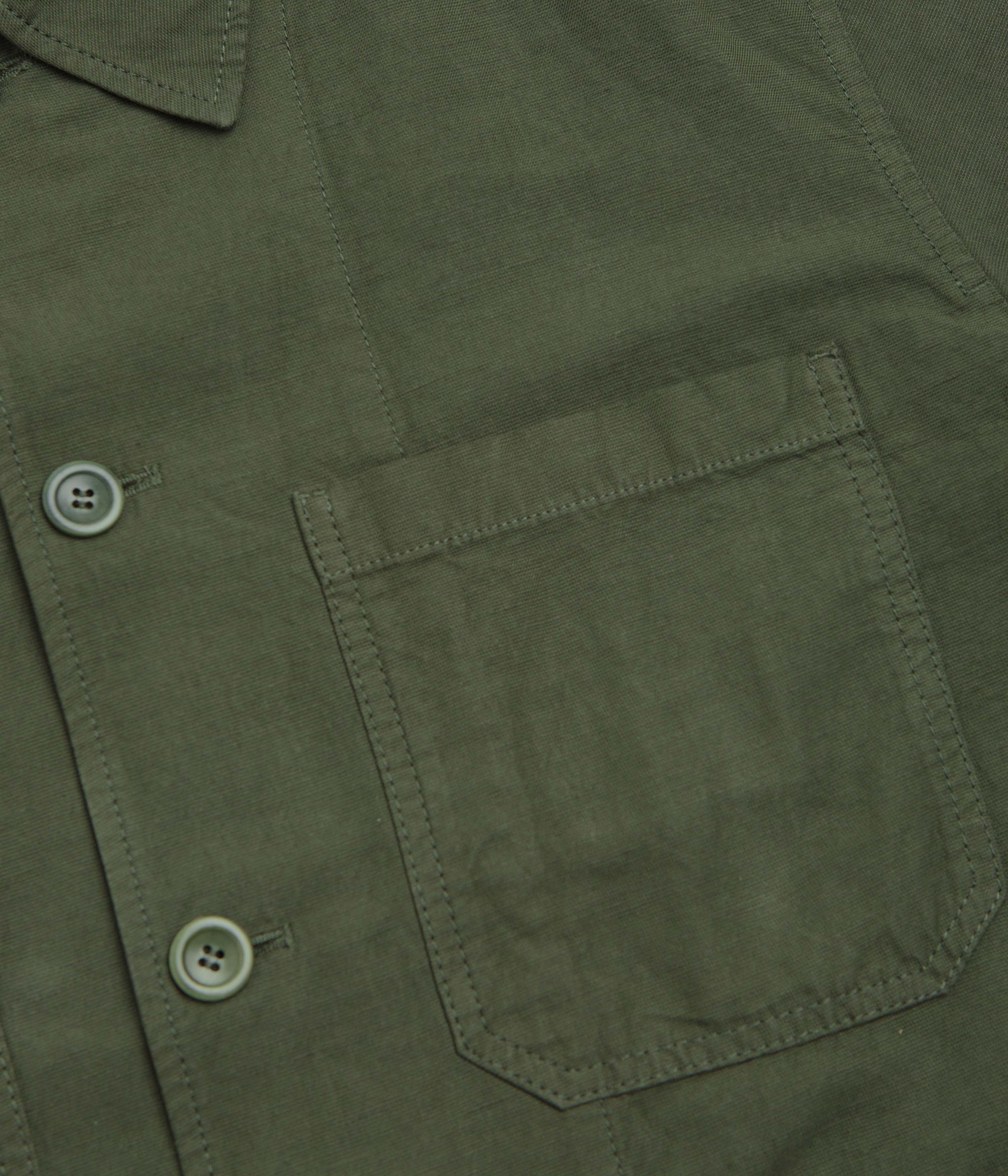Norse Projects Tyge Cotton Linen Overshirt - Spruce Green - Image 3