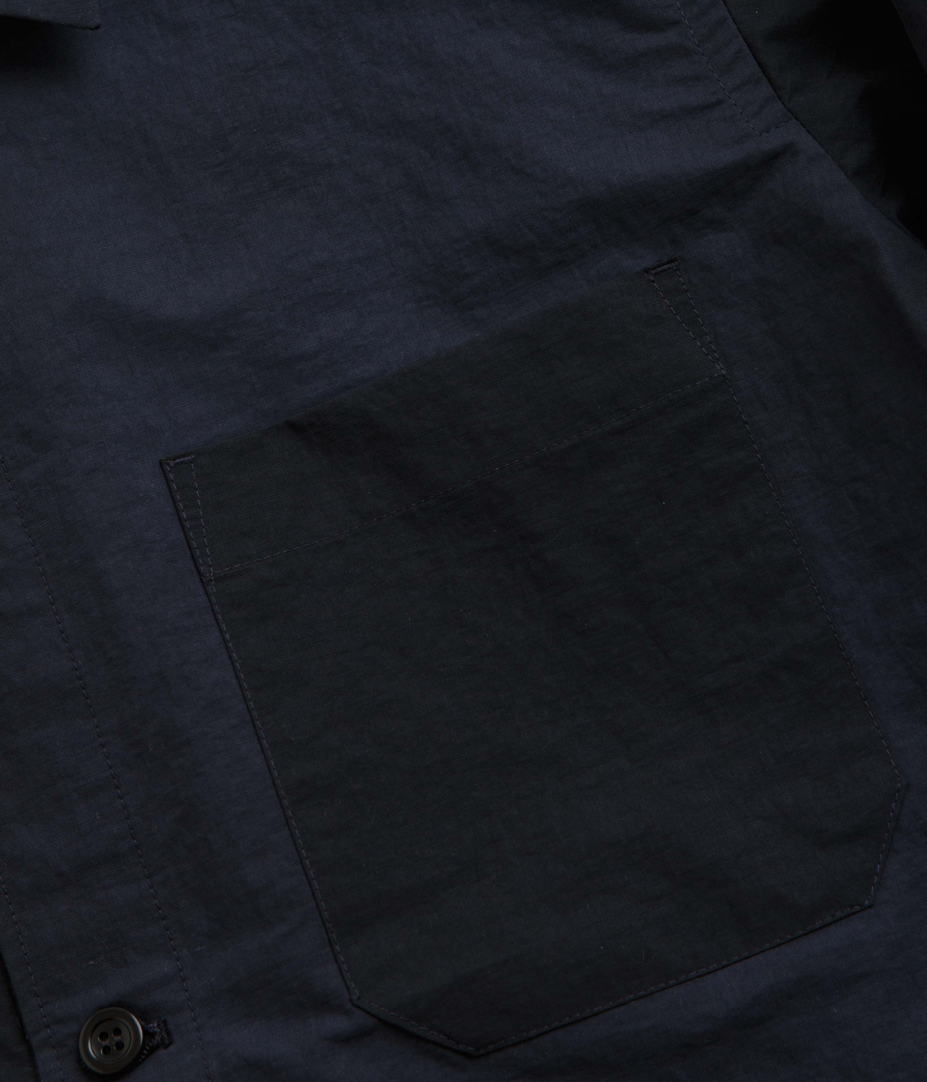 Norse Projects Ulrik Wave Dye Overshirt - Dark Navy - Image 4