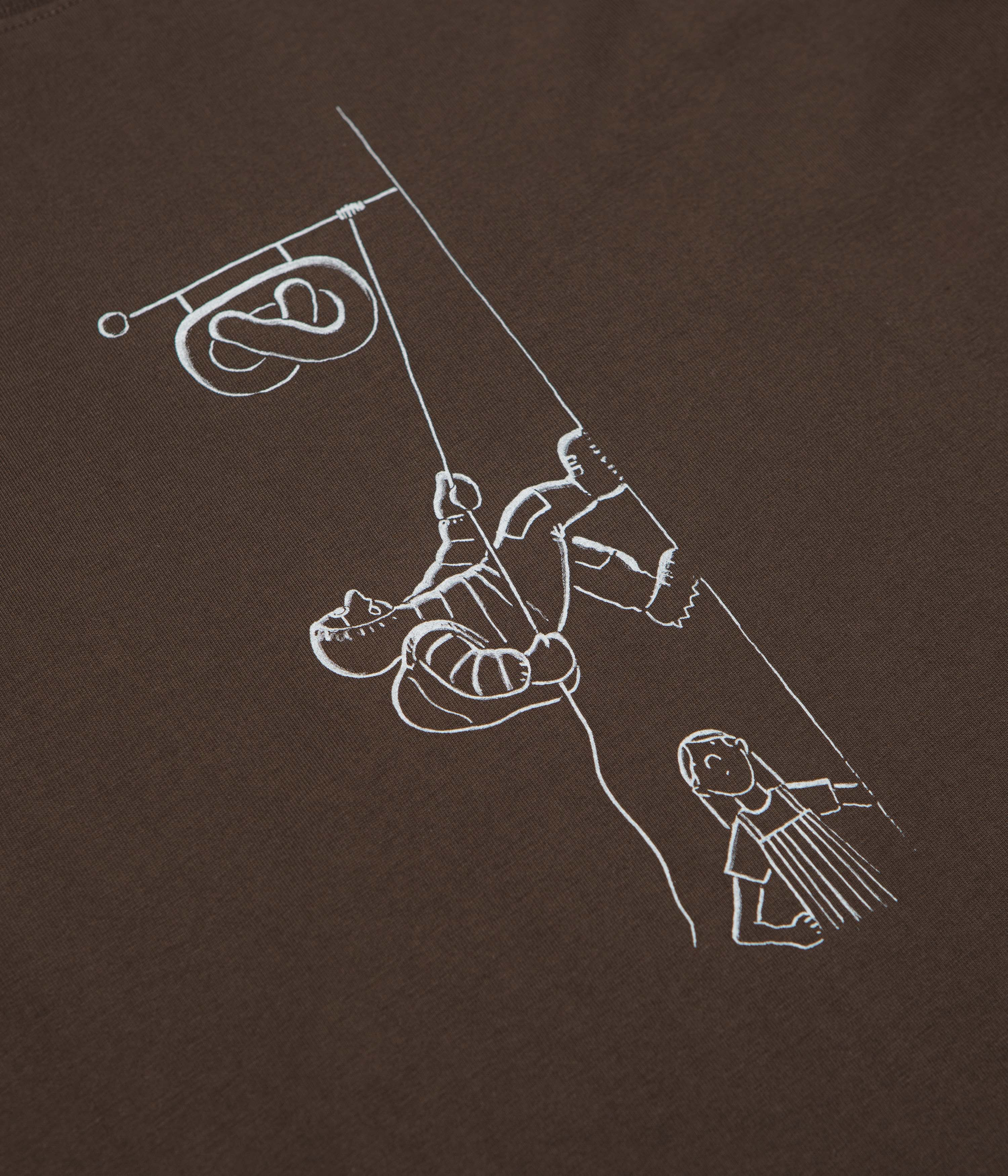 Norse Projects x Daniel Frost Baker Ascent T-shirt - Seal Brown - Image 2