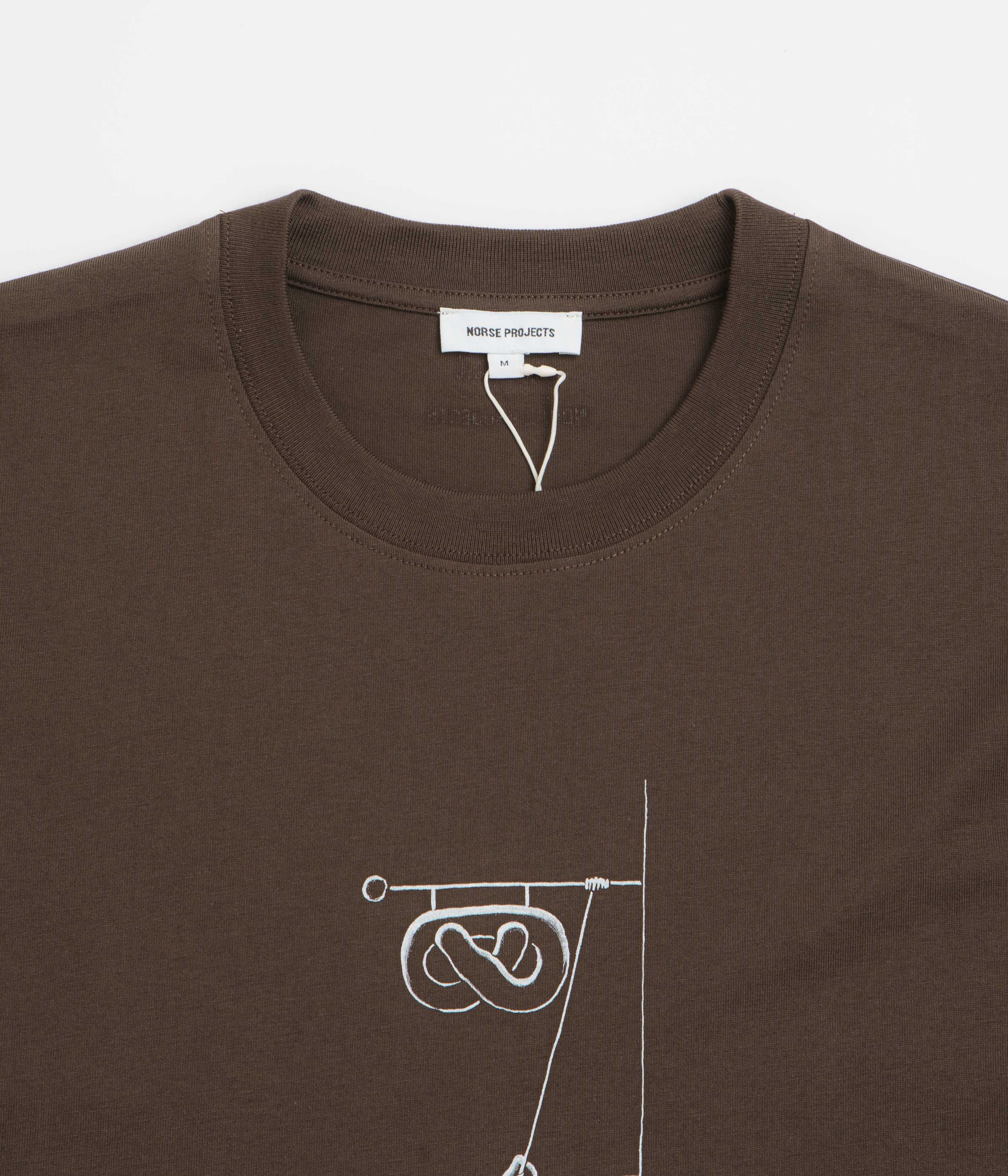 Norse Projects x Daniel Frost Baker Ascent T-shirt - Seal Brown - Image 3