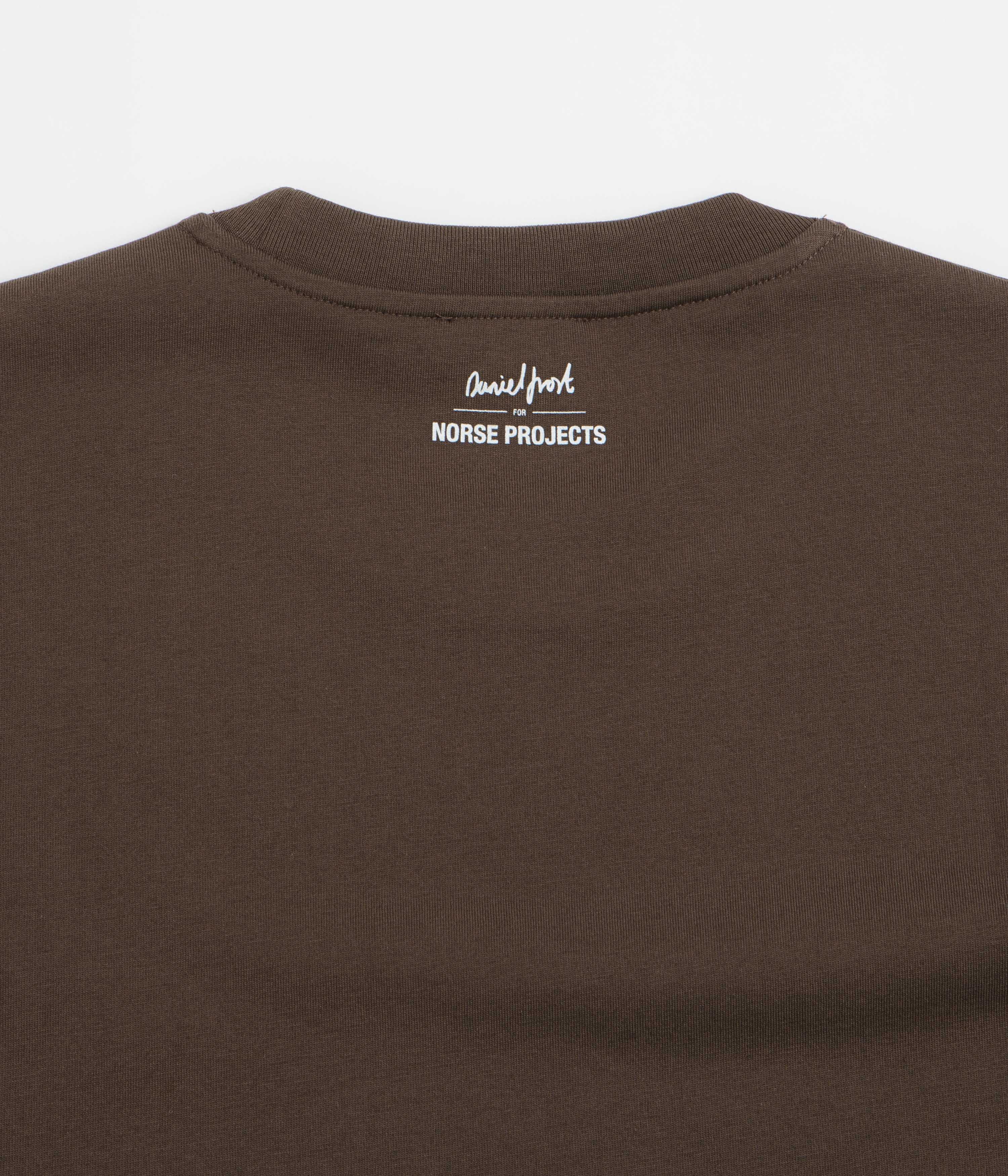 Norse Projects x Daniel Frost Baker Ascent T-shirt - Seal Brown - Image 4