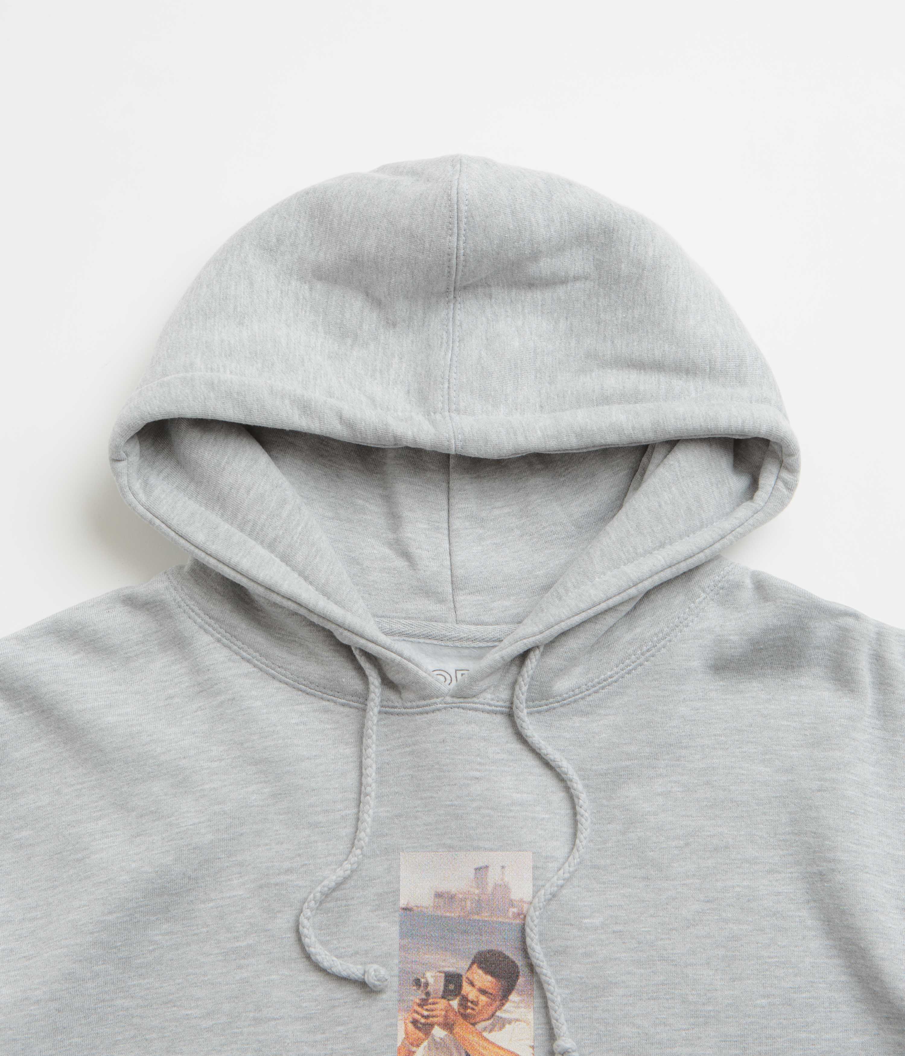 North Ali Super 8mm Hoodie - Heather Grey - Image 4