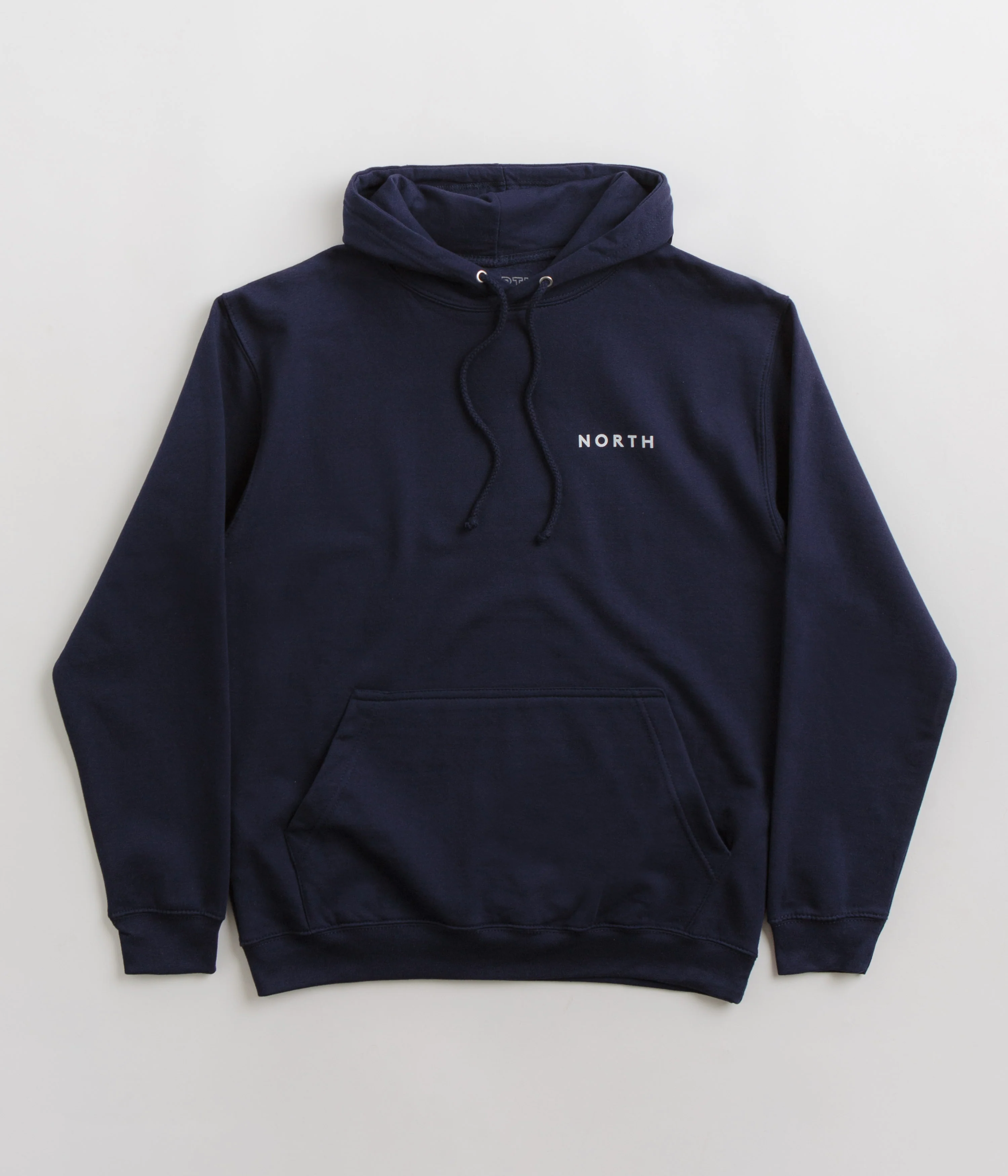 North Film Star Hoodie - Navy / White - Image 2
