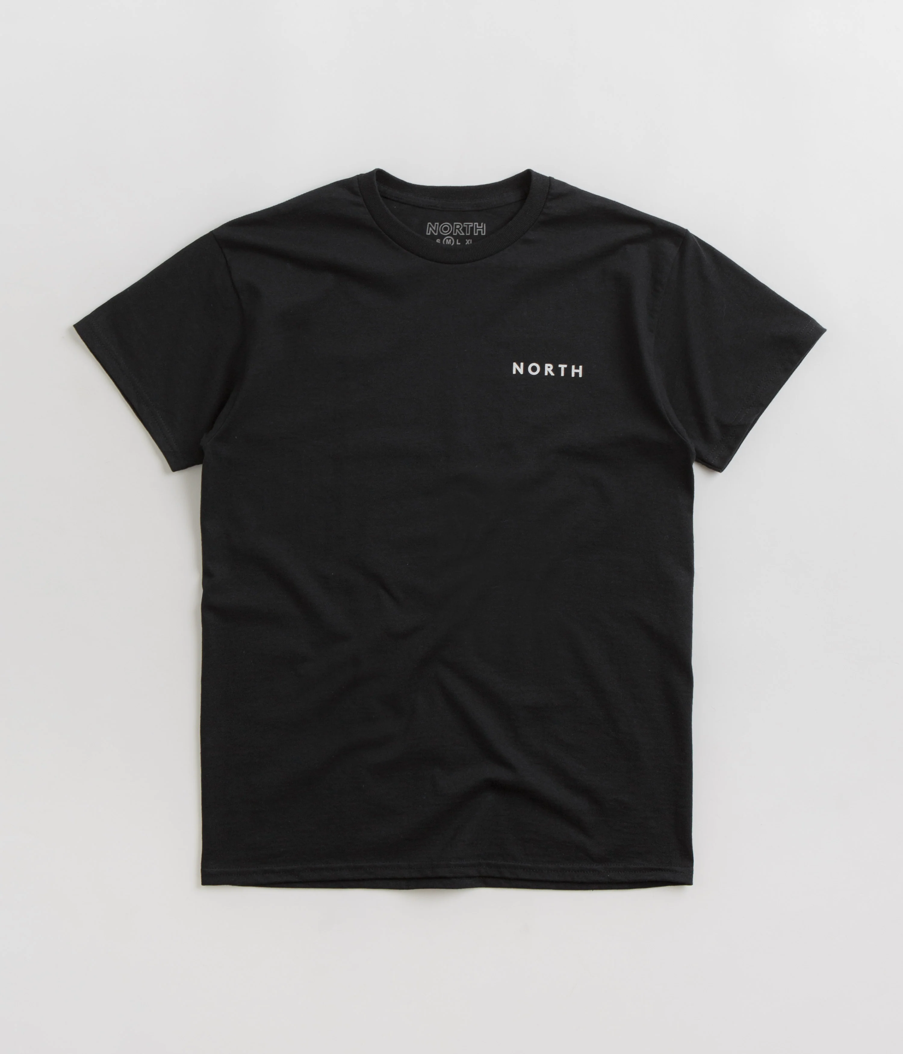 North Film Star Logo T-Shirt - Black / White - Image 2