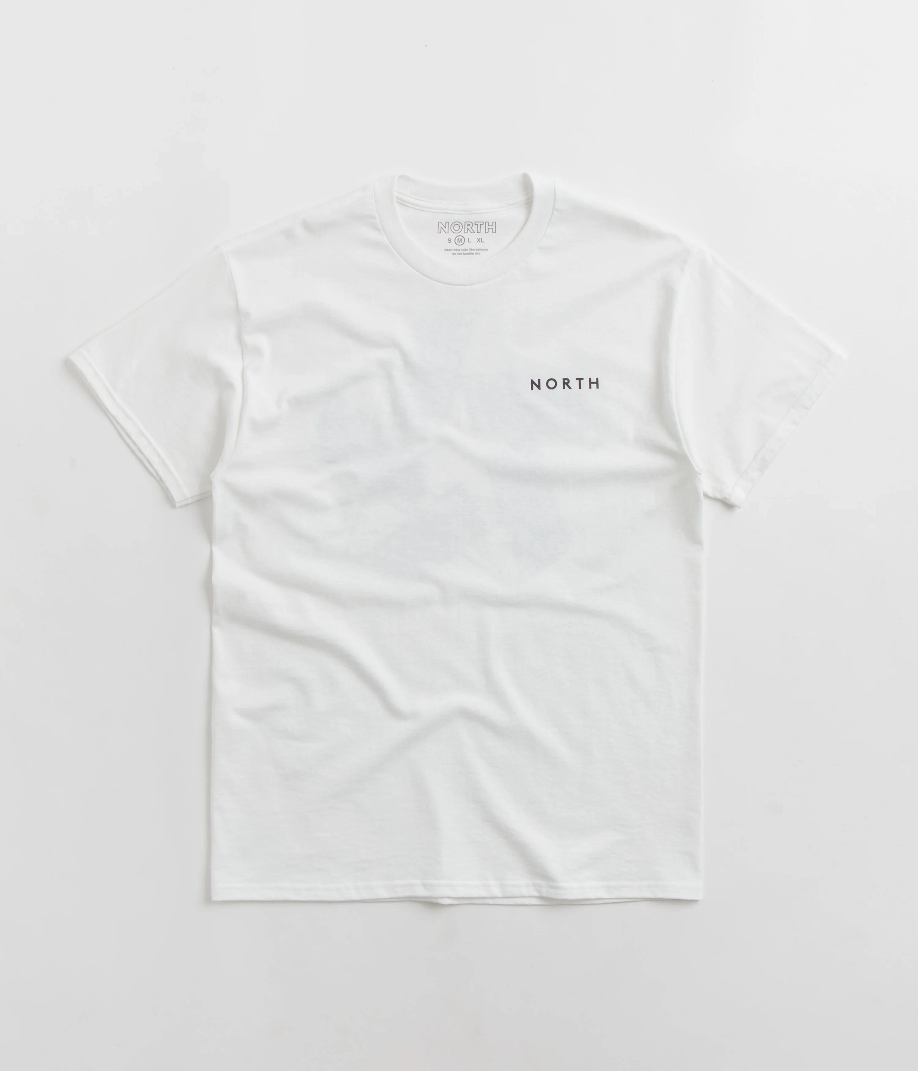 North Film Star Logo T-Shirt - White / Black - Image 2
