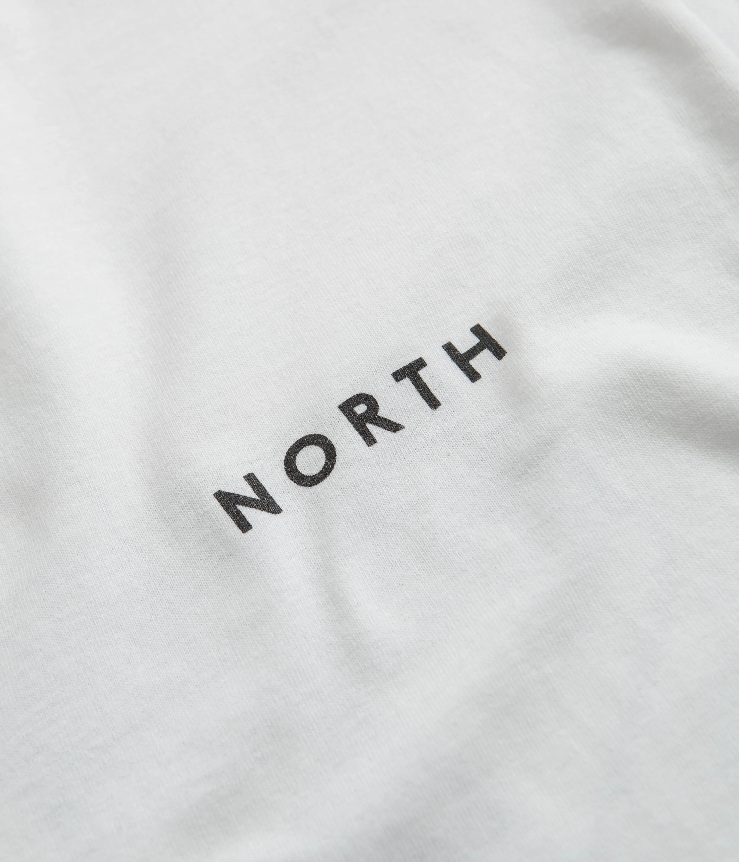North Film Star Logo T-Shirt - White / Black - Image 3