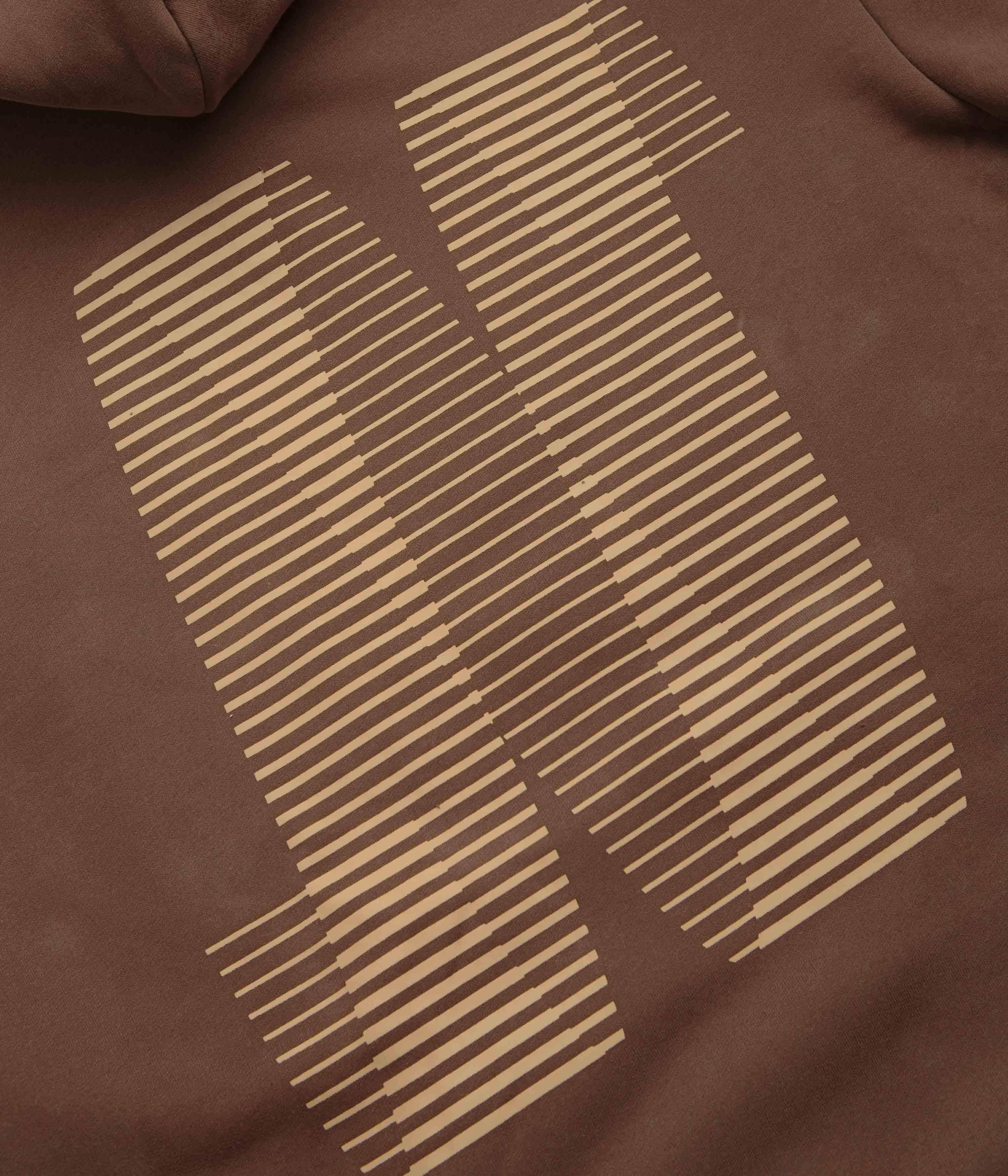 North N Logo Hoodie - Brown / Sand - Image 5