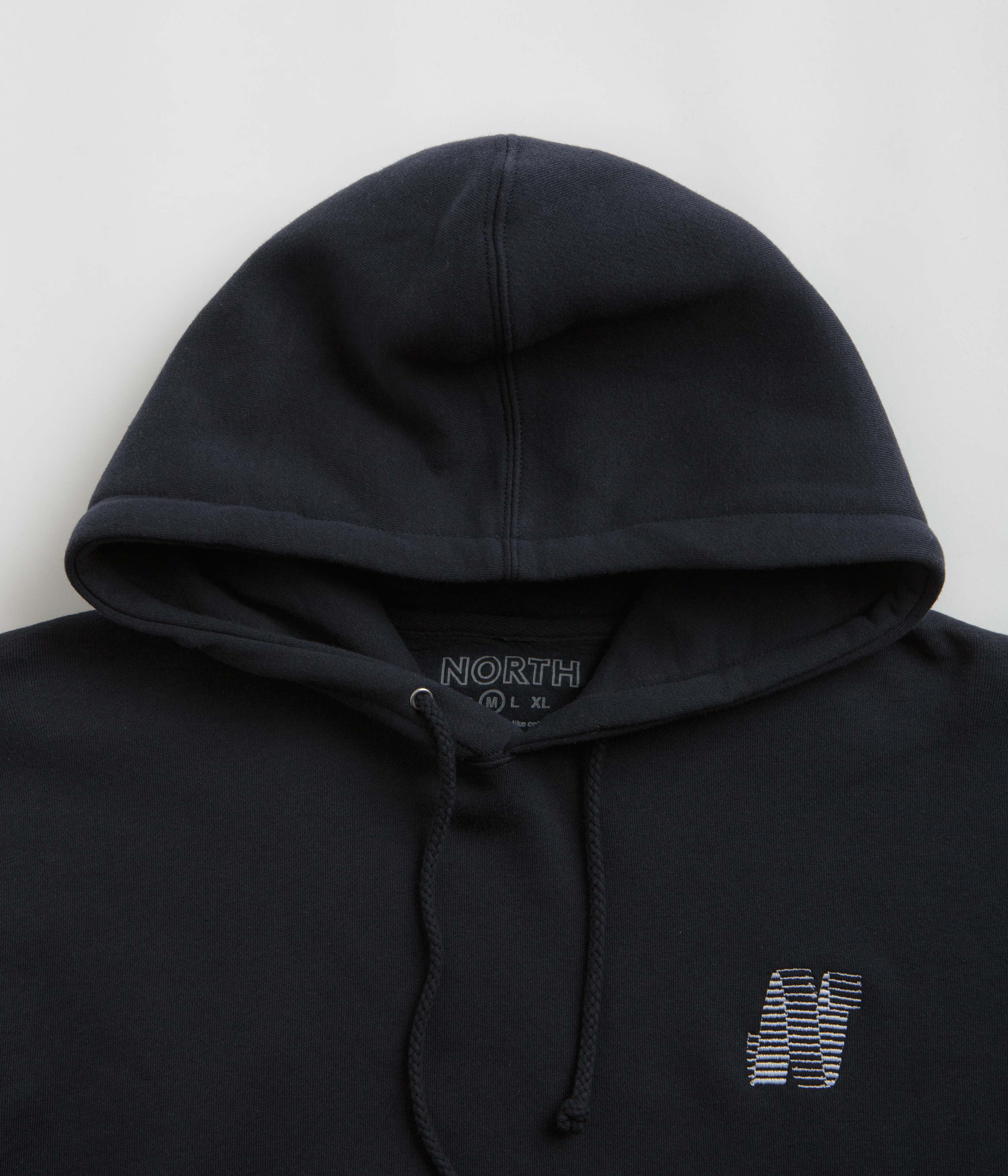 North N Logo Hoodie - Navy / White - Image 4