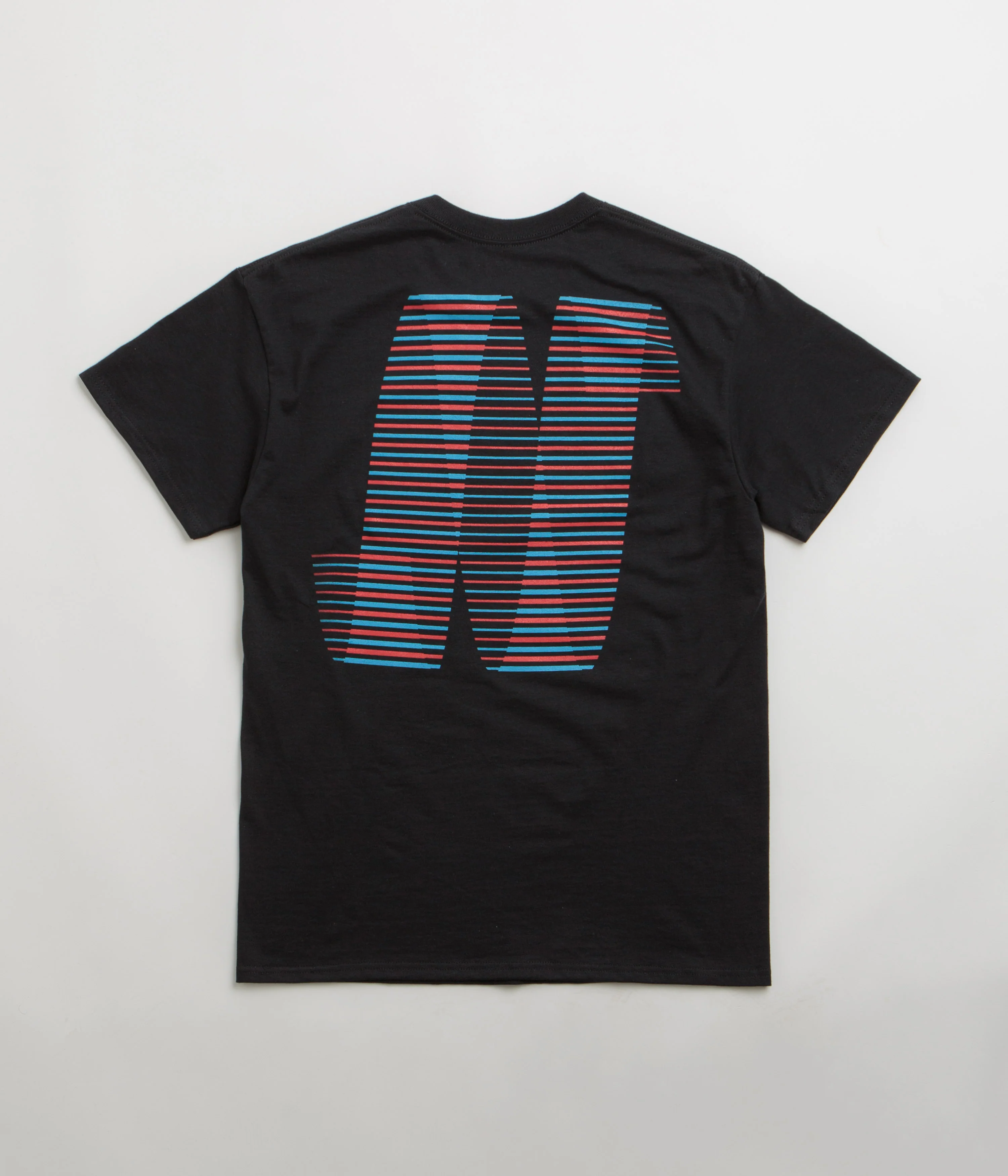 North N Logo T-Shirt - Black / Blue / Red