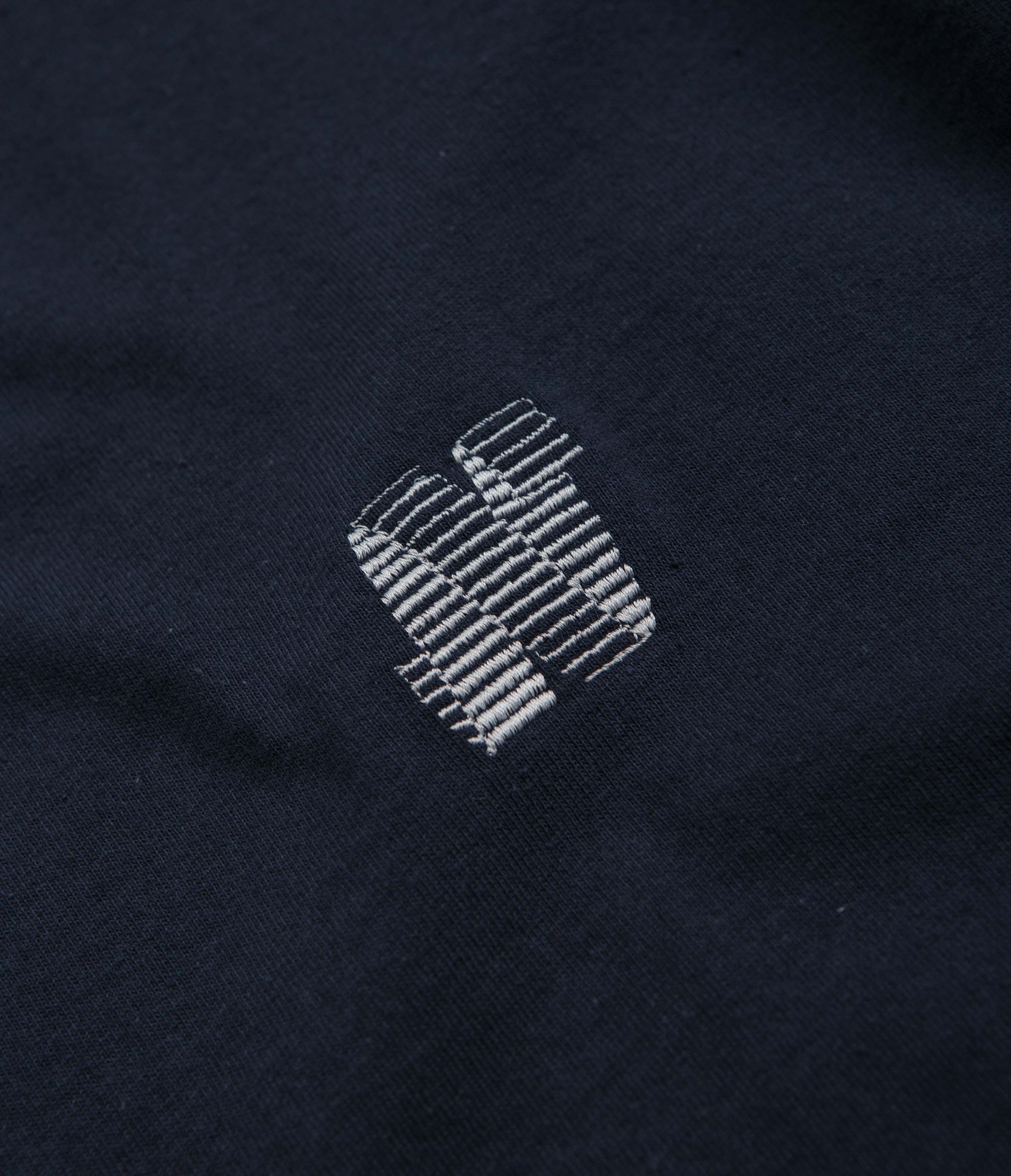 North N Logo T-Shirt - Navy / White - Image 2