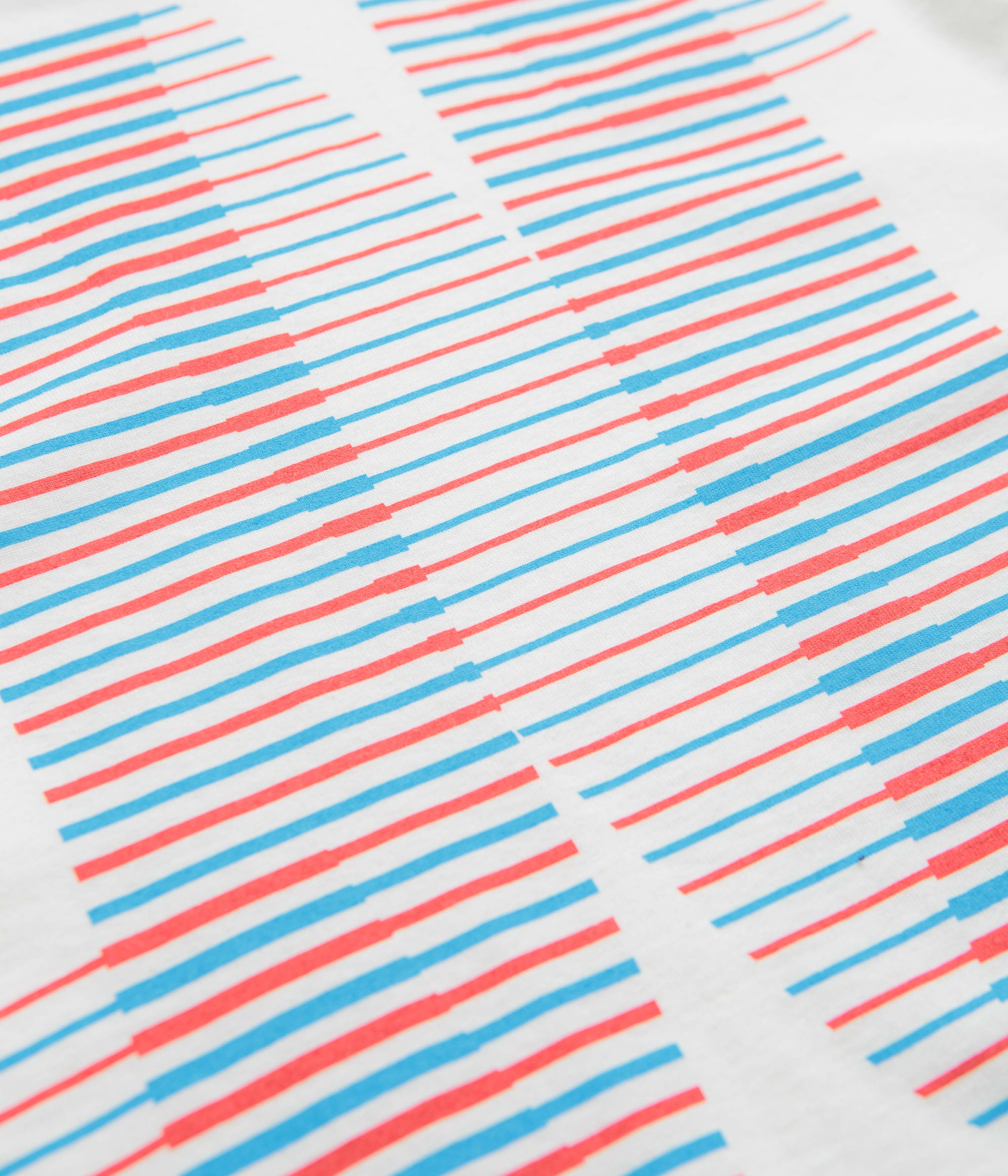 North N Logo T-Shirt - White / Blue / Red - Image 5